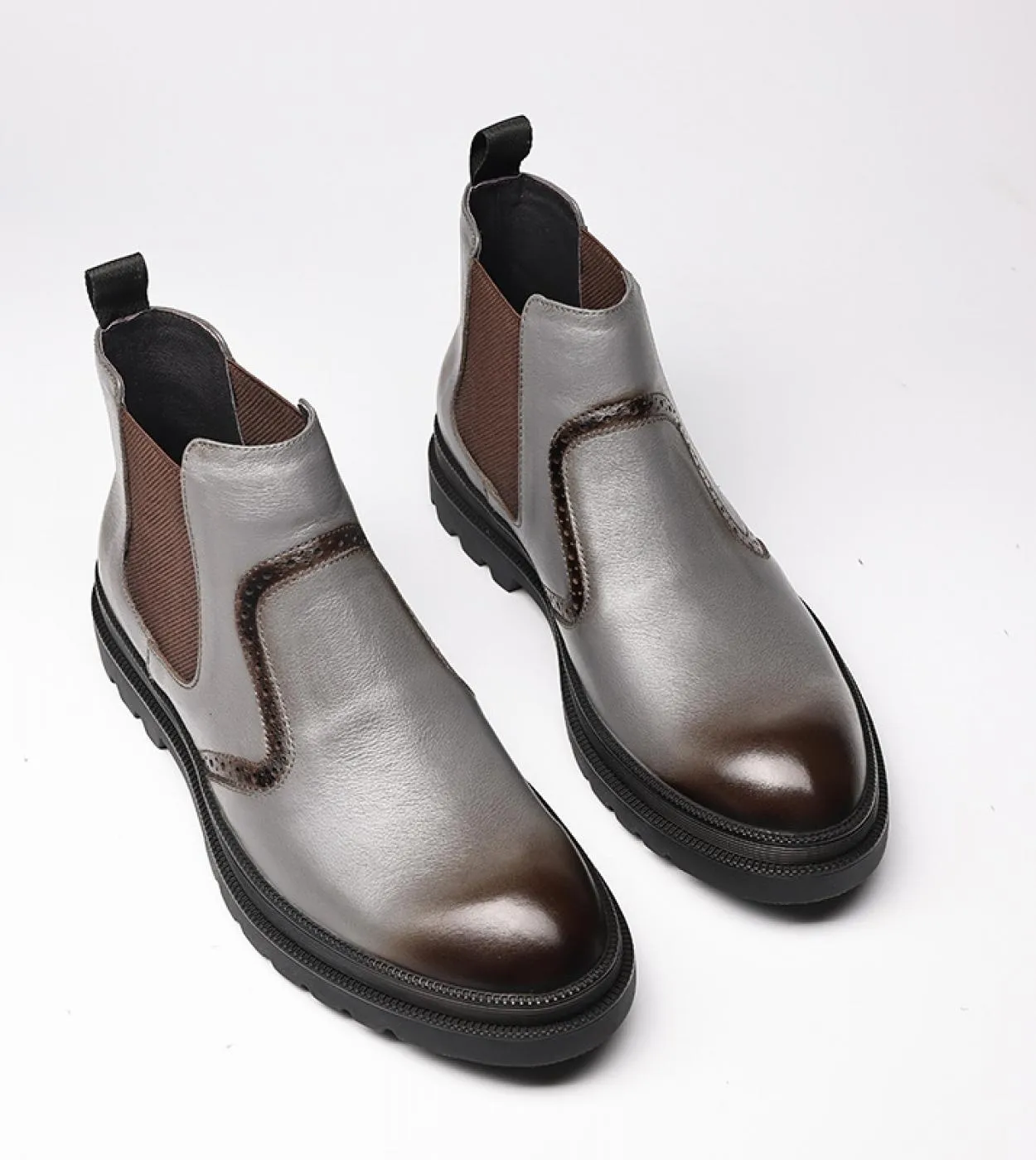 2022 Stivali invernali da uomo in pelliccia calda Moda in vera pelle di lusso Nuovo stile Autunno fatto a mano da uomo Stivalett