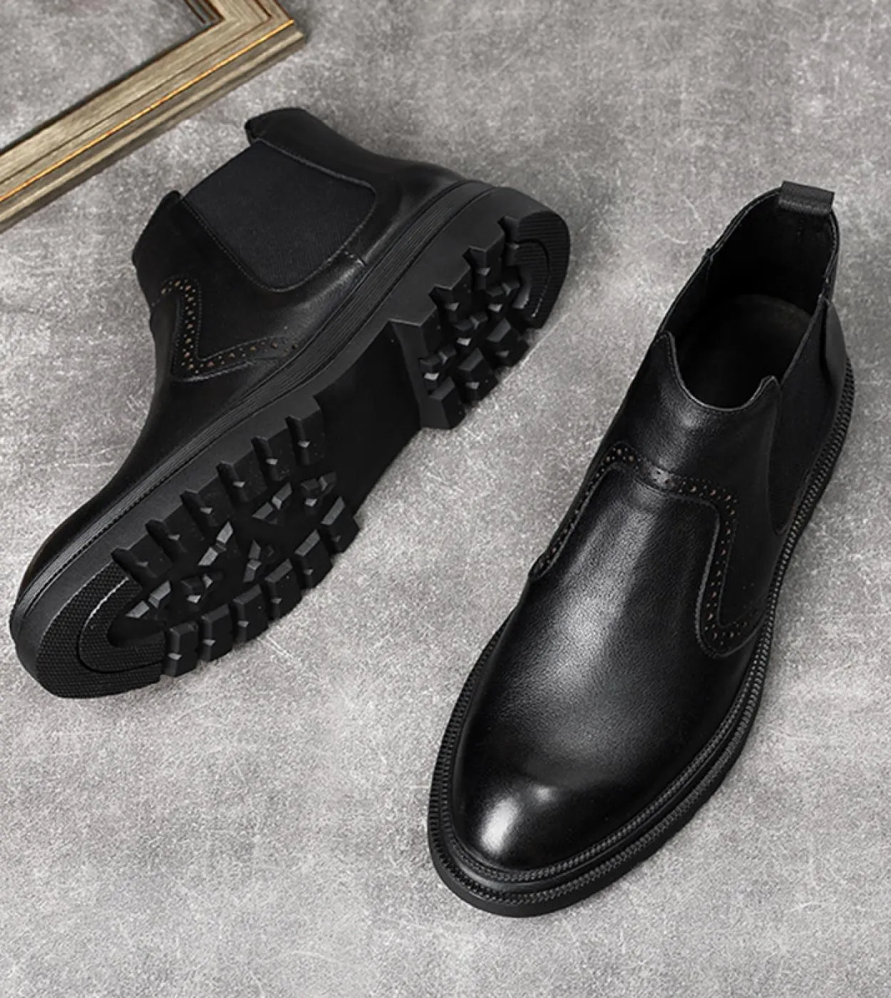 2022 Stivali invernali da uomo in pelliccia calda Moda in vera pelle di lusso Nuovo stile Autunno fatto a mano da uomo Stivalett