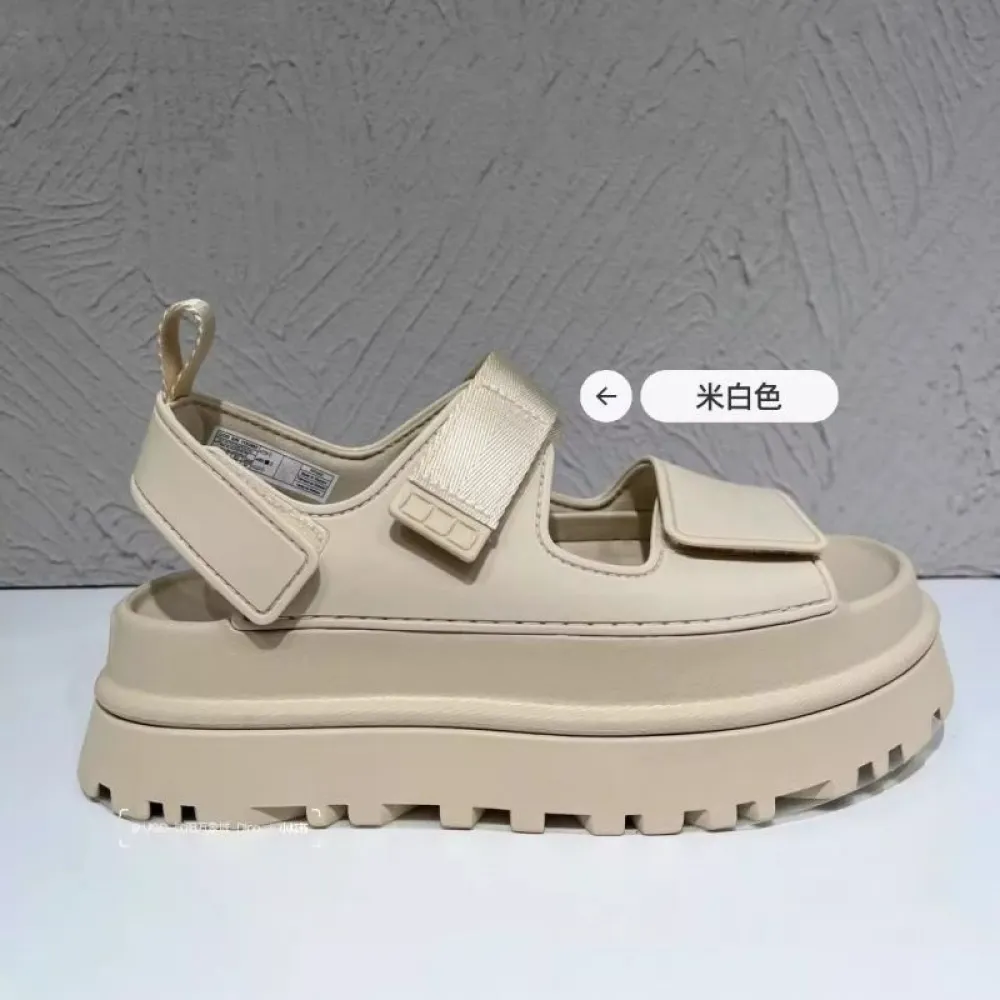 2024 Primavera e l'estate Nuovo stile Velcro Piattaforma con suola spessa Altezza maggiore, ultraleggero, confortevole e versati