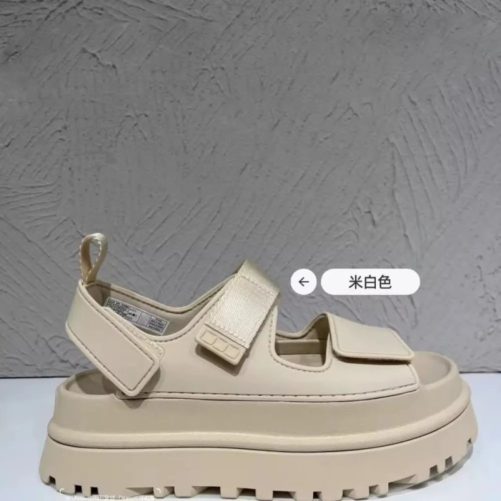 2024 Primavera e l'estate Nuovo stile Velcro Piattaforma con suola spessa Altezza maggiore, ultraleggero, confortevole e versati