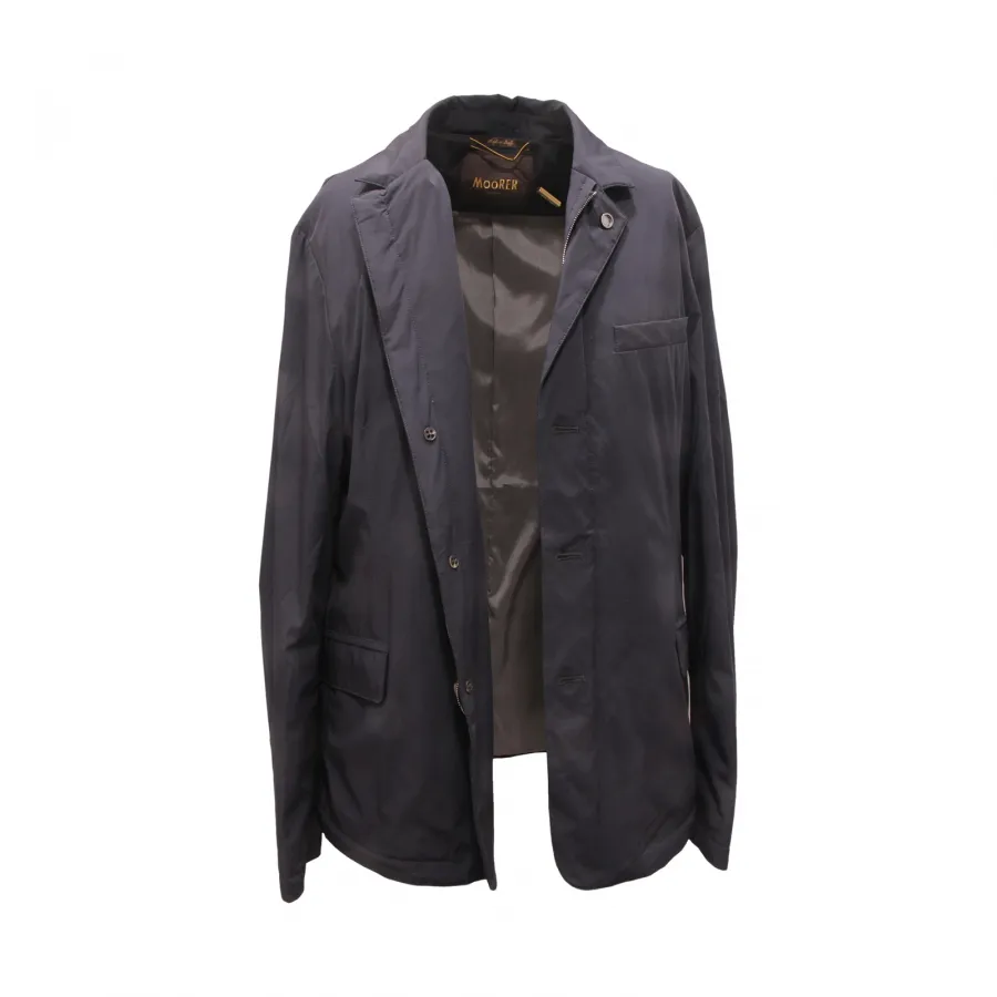 8685AS giubbotto antivento uomo MOORER TEBALDO man jacket blue