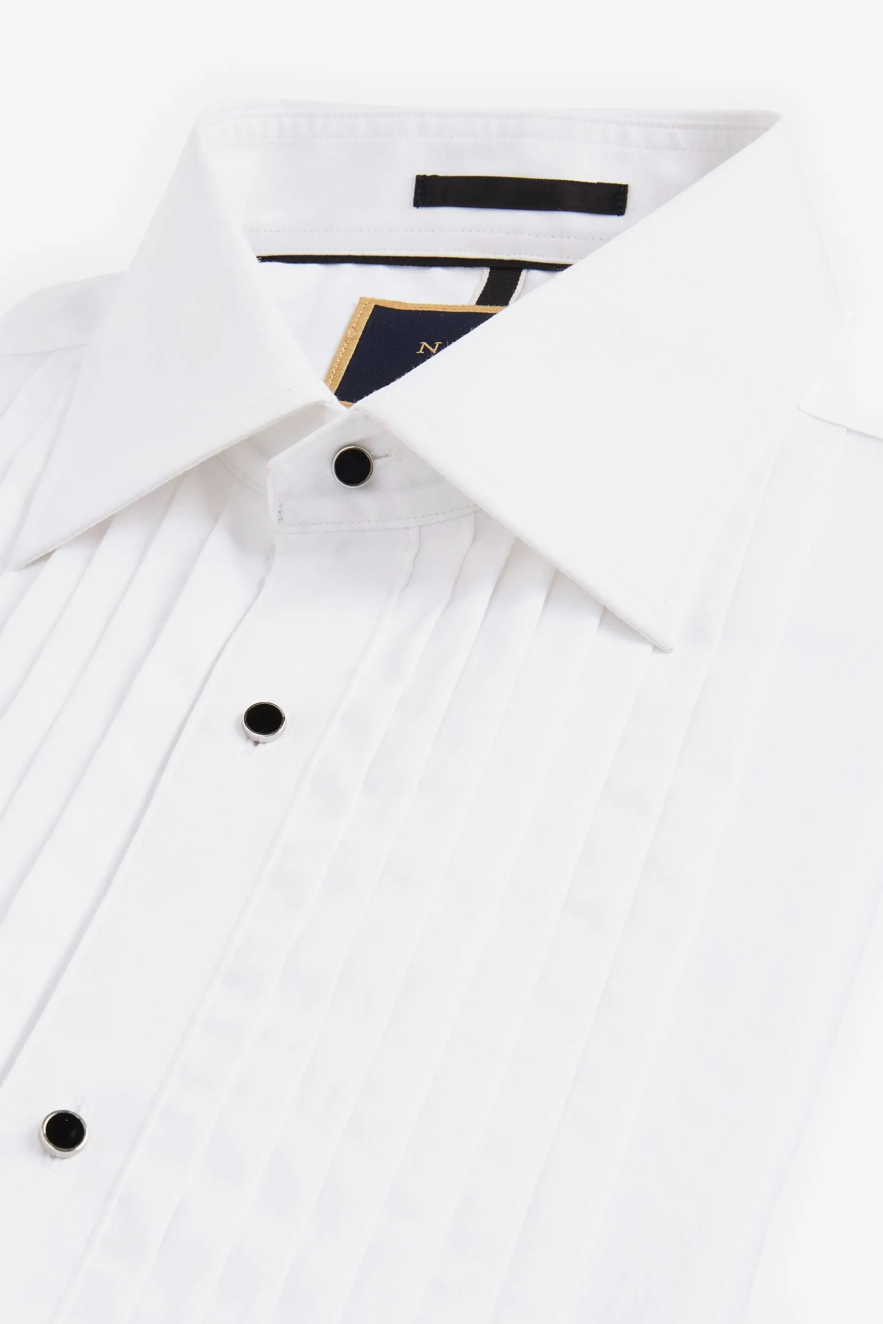 A pieghe - Abito a camicia con polsino doppio
