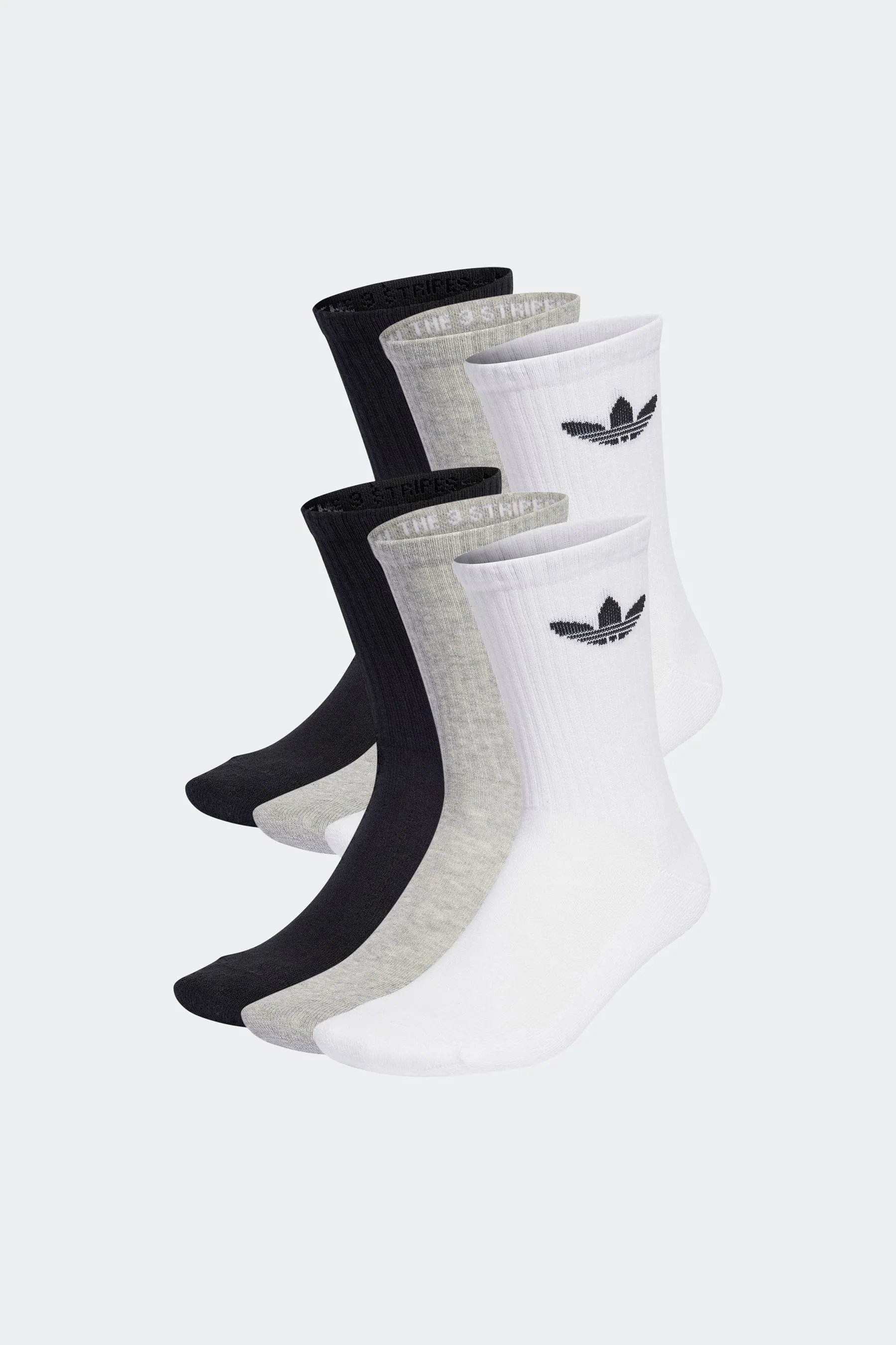 adidas - Calzini 6 Confezione girocollo con trifoglio