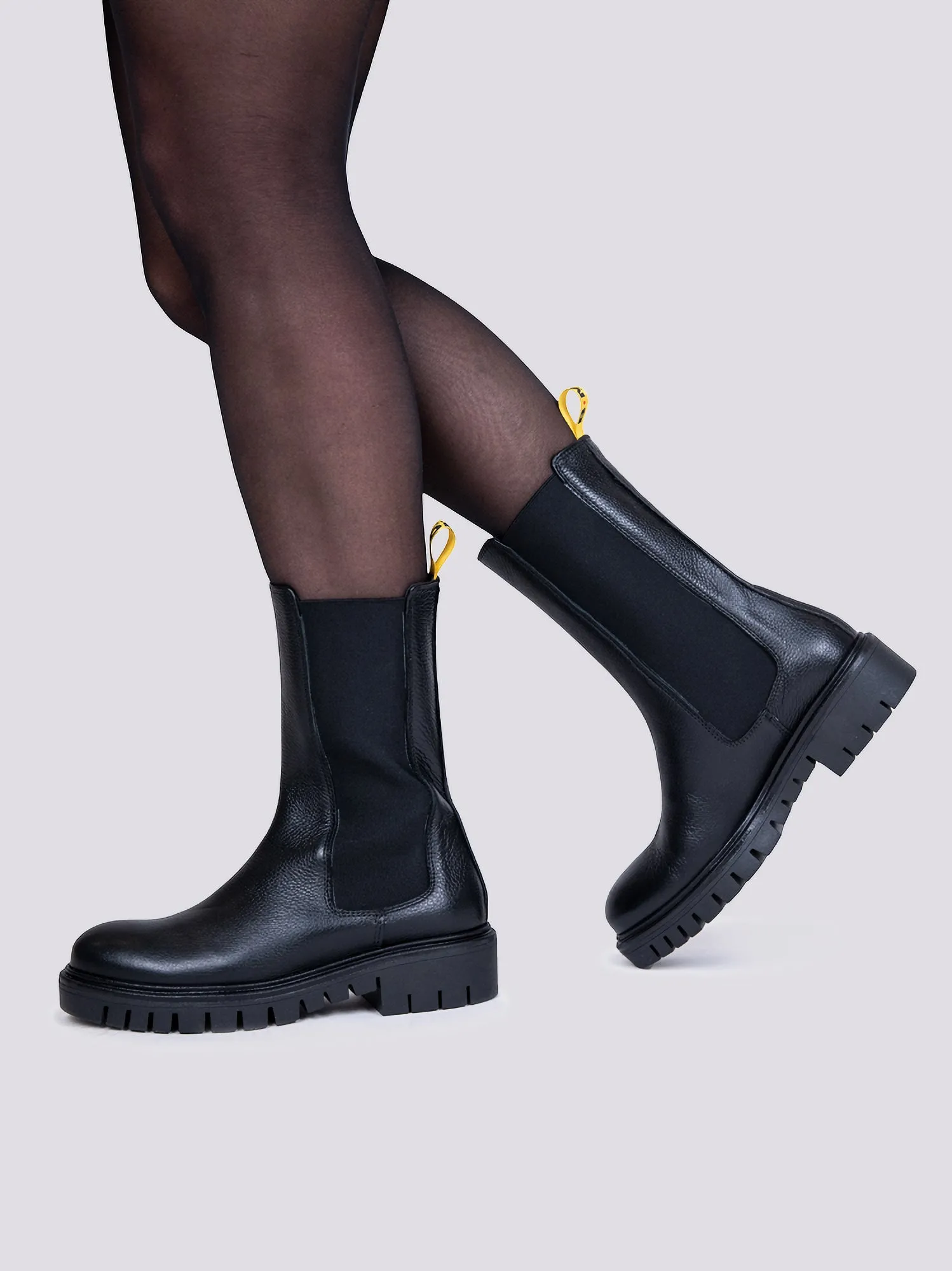 BIKER BiMOR IN PELLE NERO