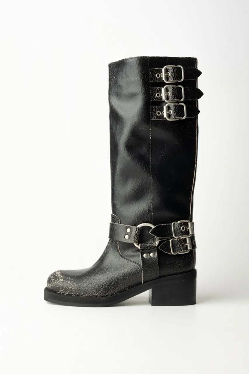 Biker con cinghie BLACK USED