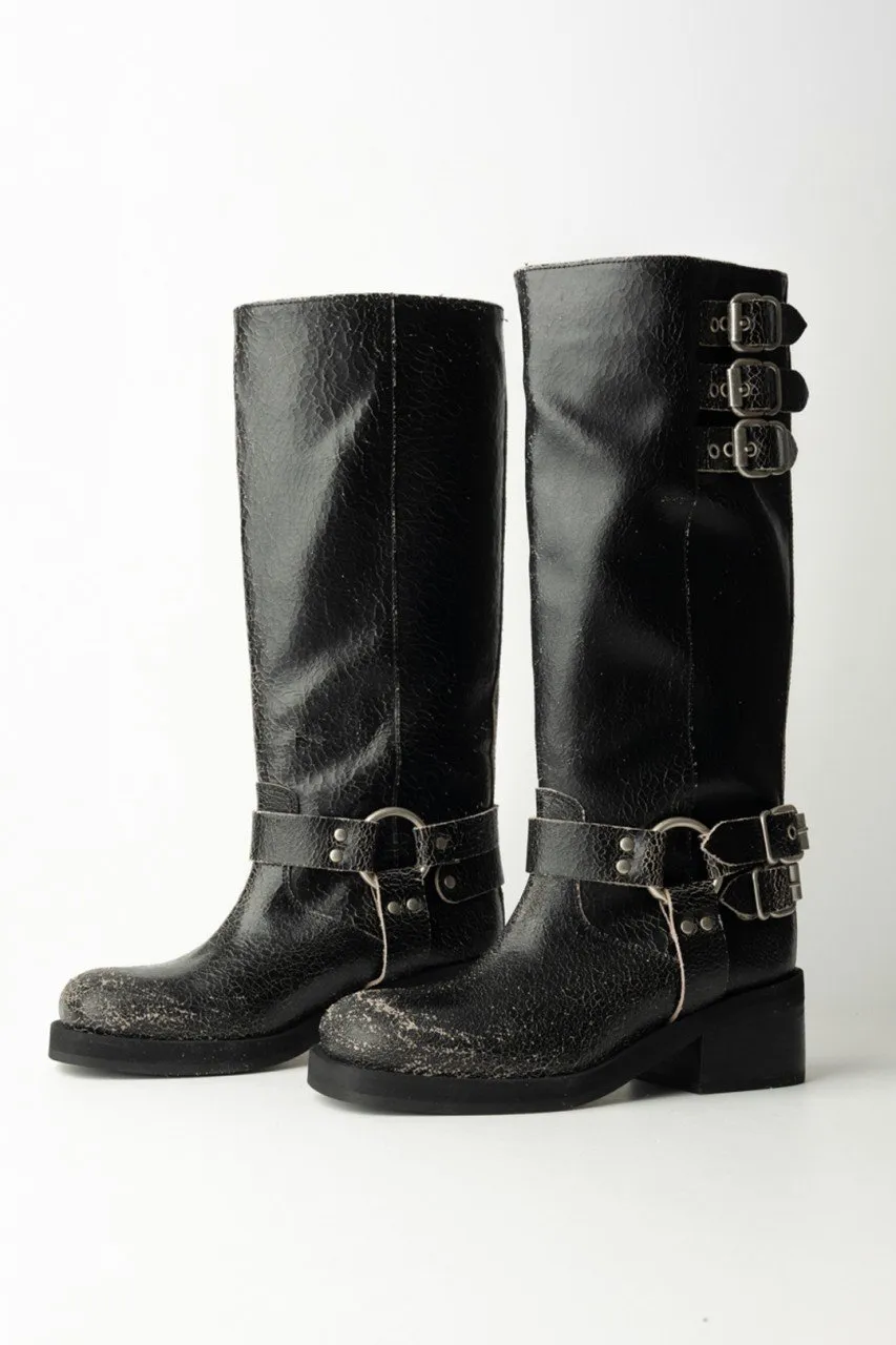 Biker con cinghie BLACK USED