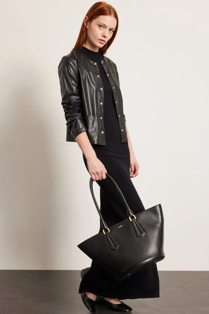 Biker con tasche applicate