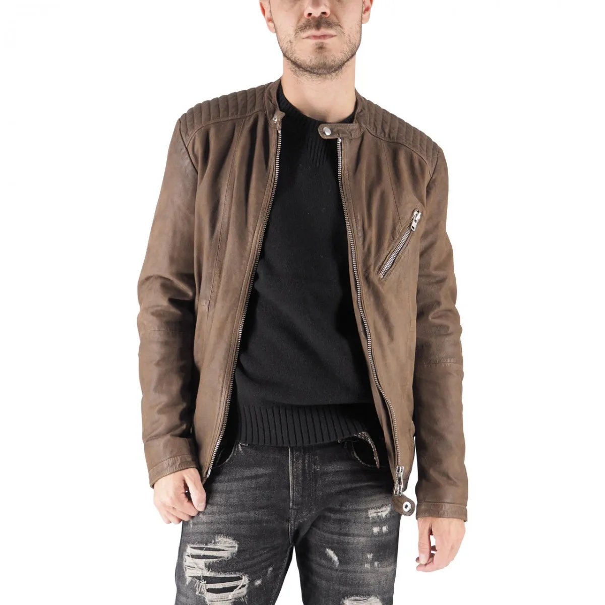 Biker In Pelle