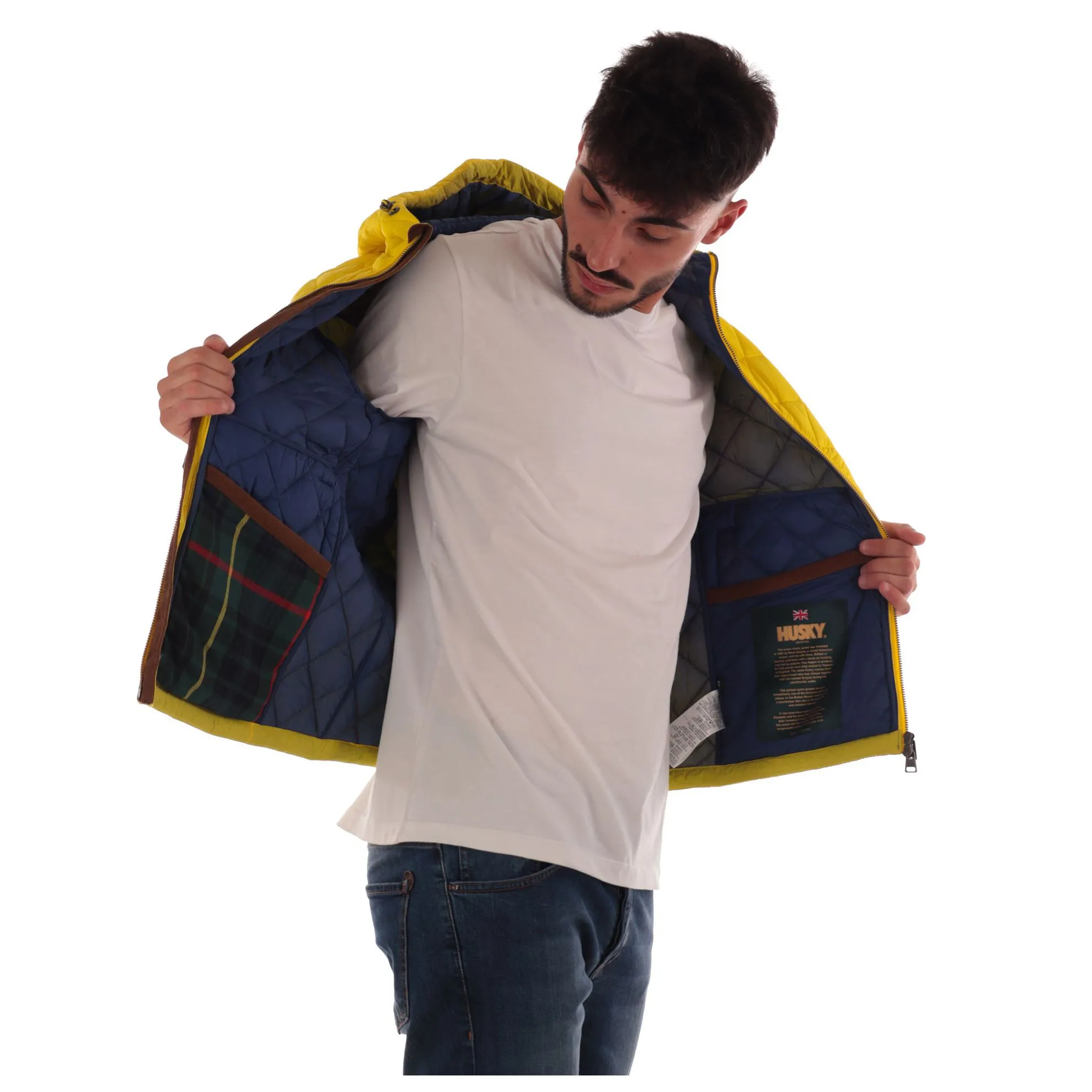 Blazer in nylon trapuntato