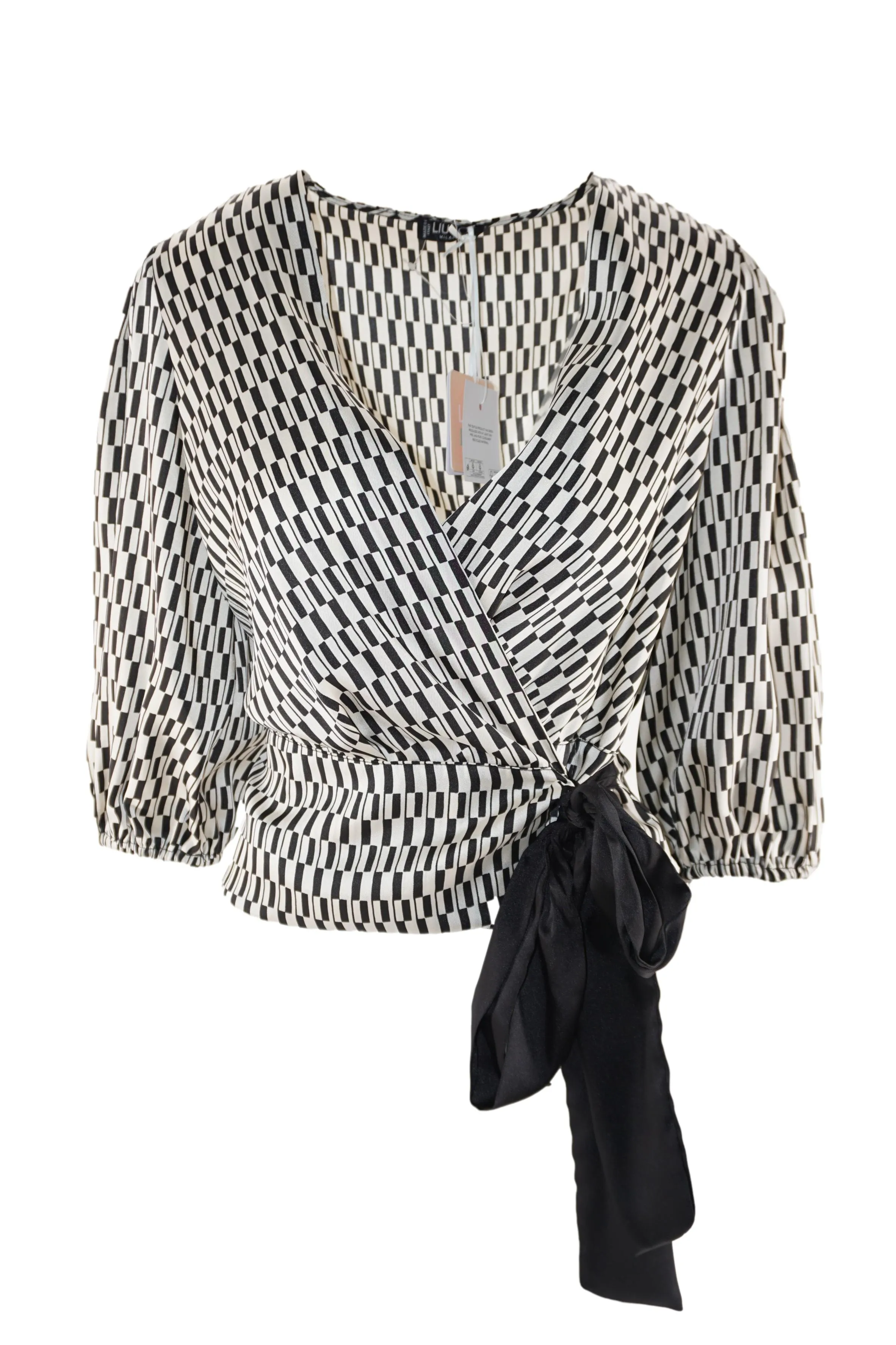 Blouse with Pattern / Black