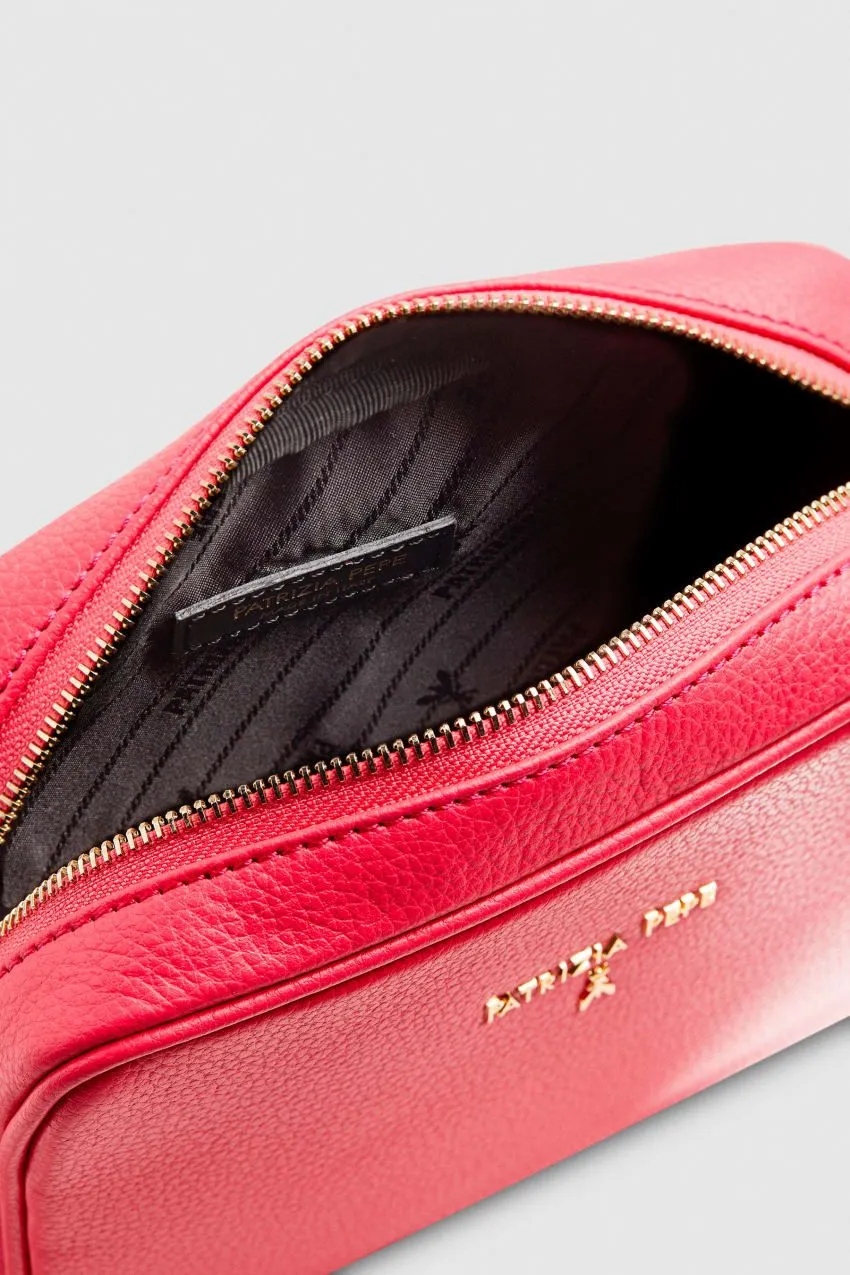 Borsa con tracolla in pelle patrizia pepe