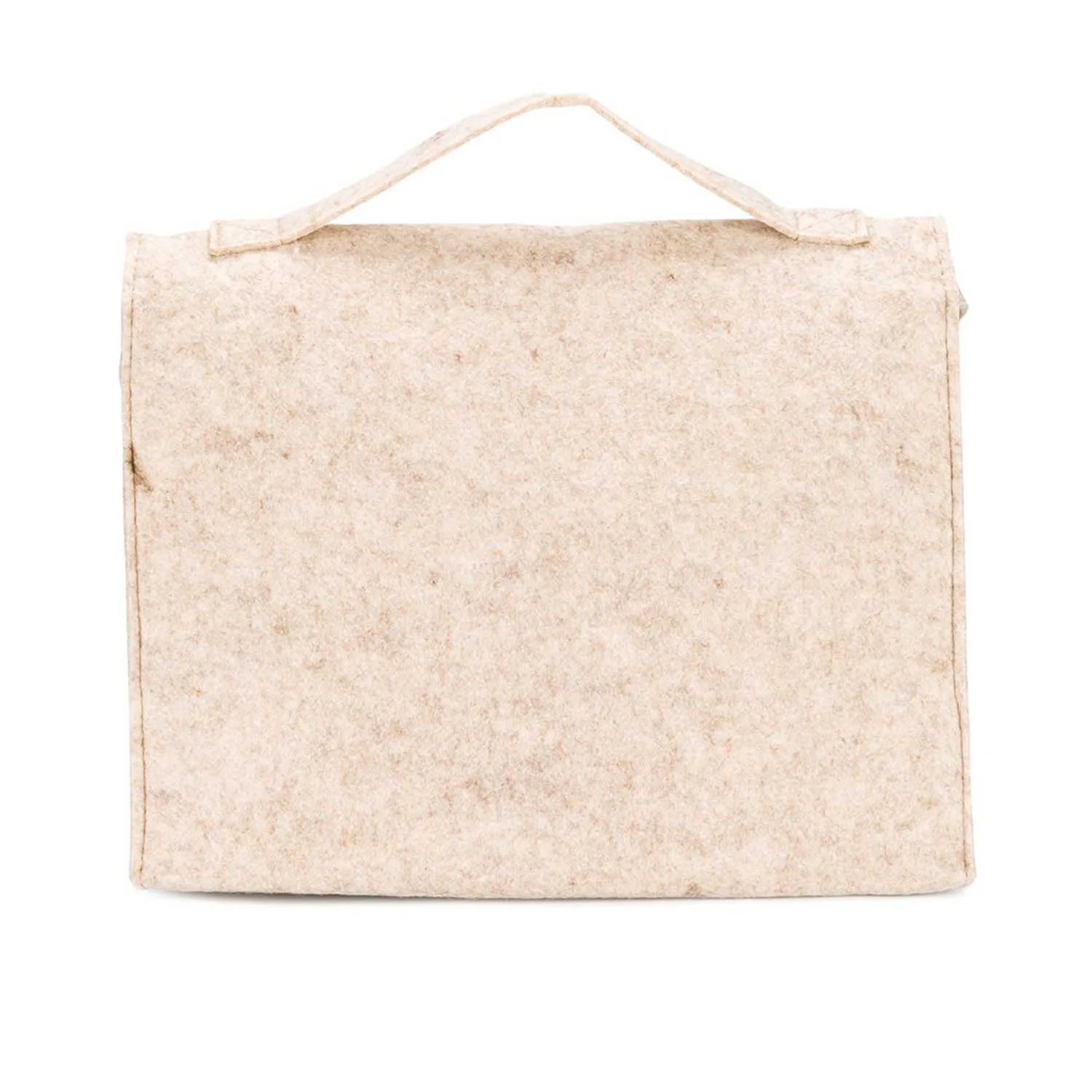 Borsa Corona In Lana Panna