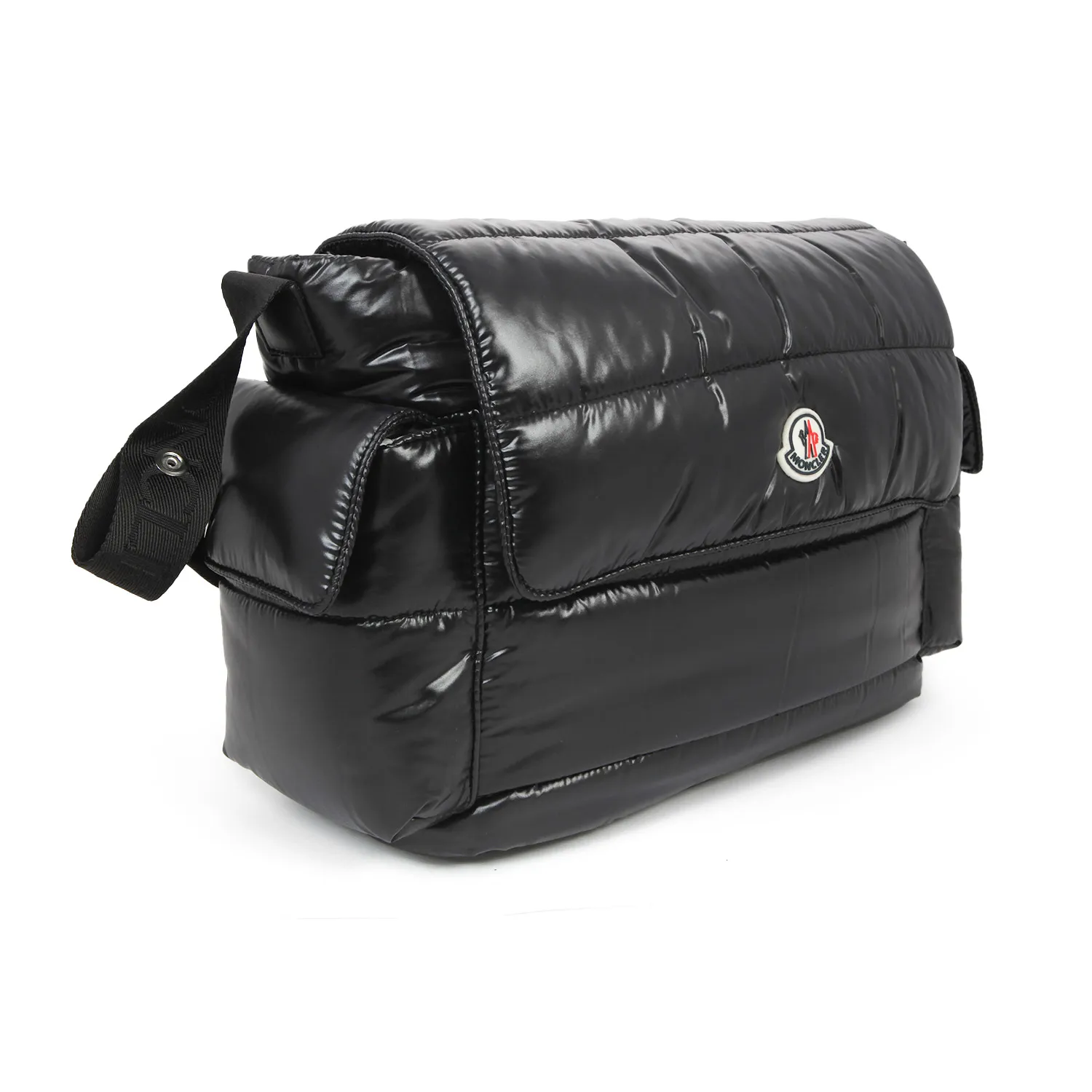 Borsa Fasciatoio Nera In Nylon Trapuntato