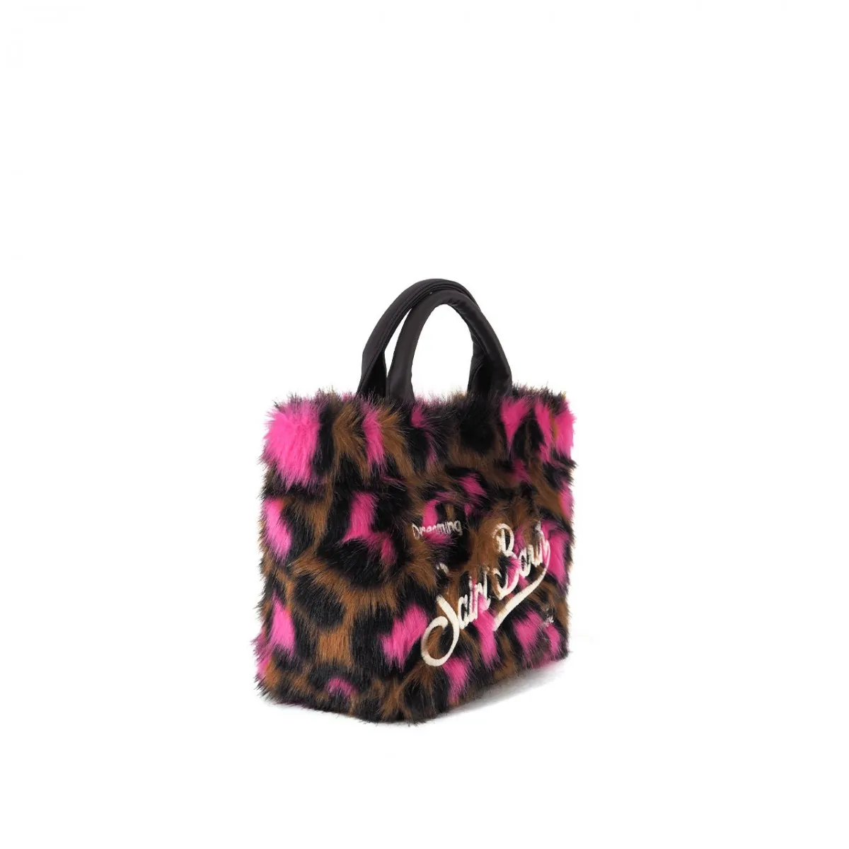 Borsa Vanity Mini Leopard Hearts