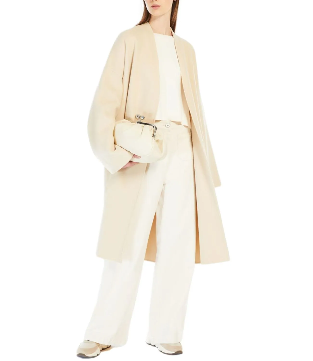 Brand MAX MARA Accessori Weekend borsa CUBICO avorio donna