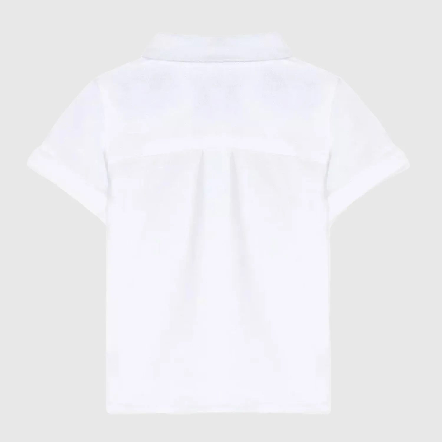 Camicia Bianca In Lino Newborn