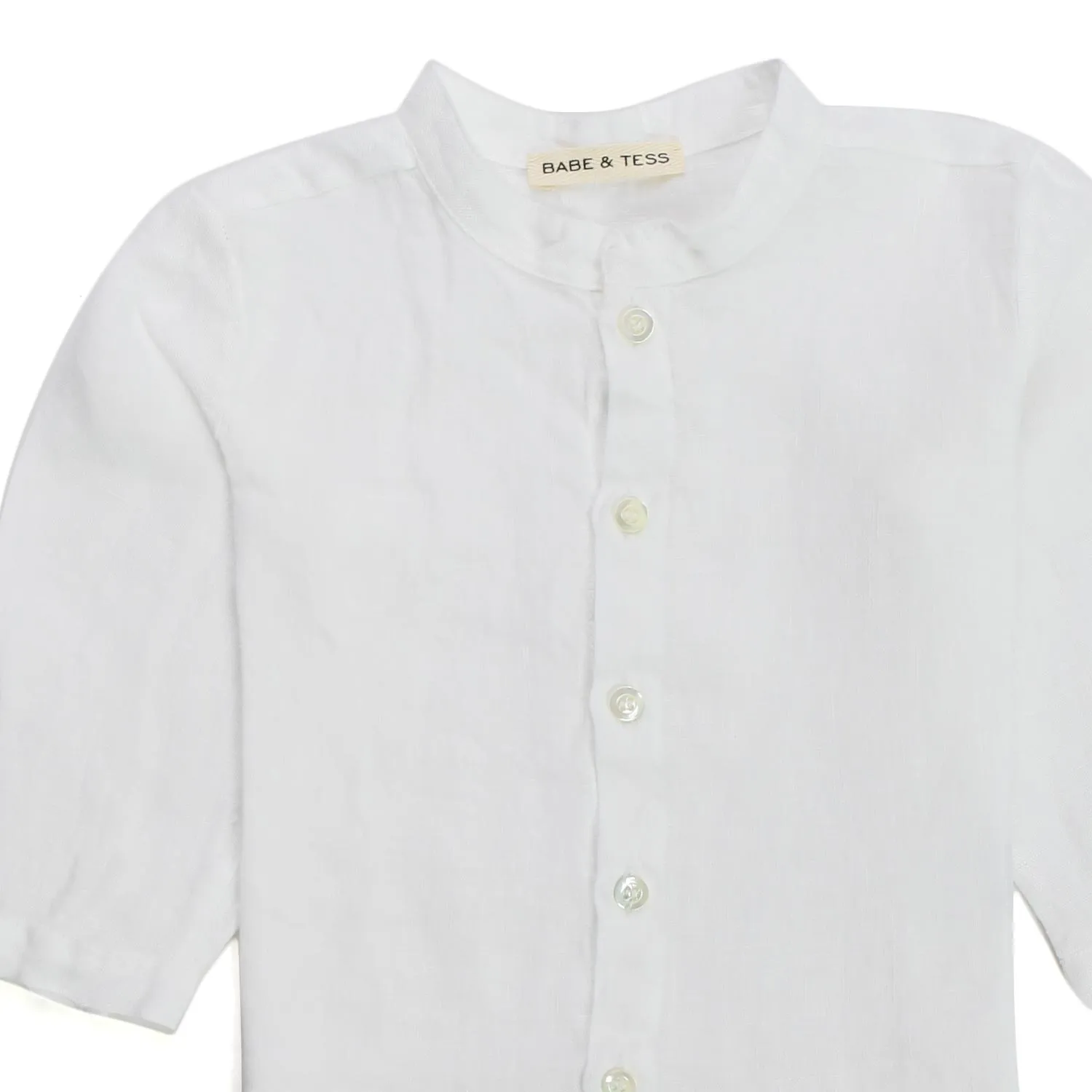 Camicia Coreana Lino