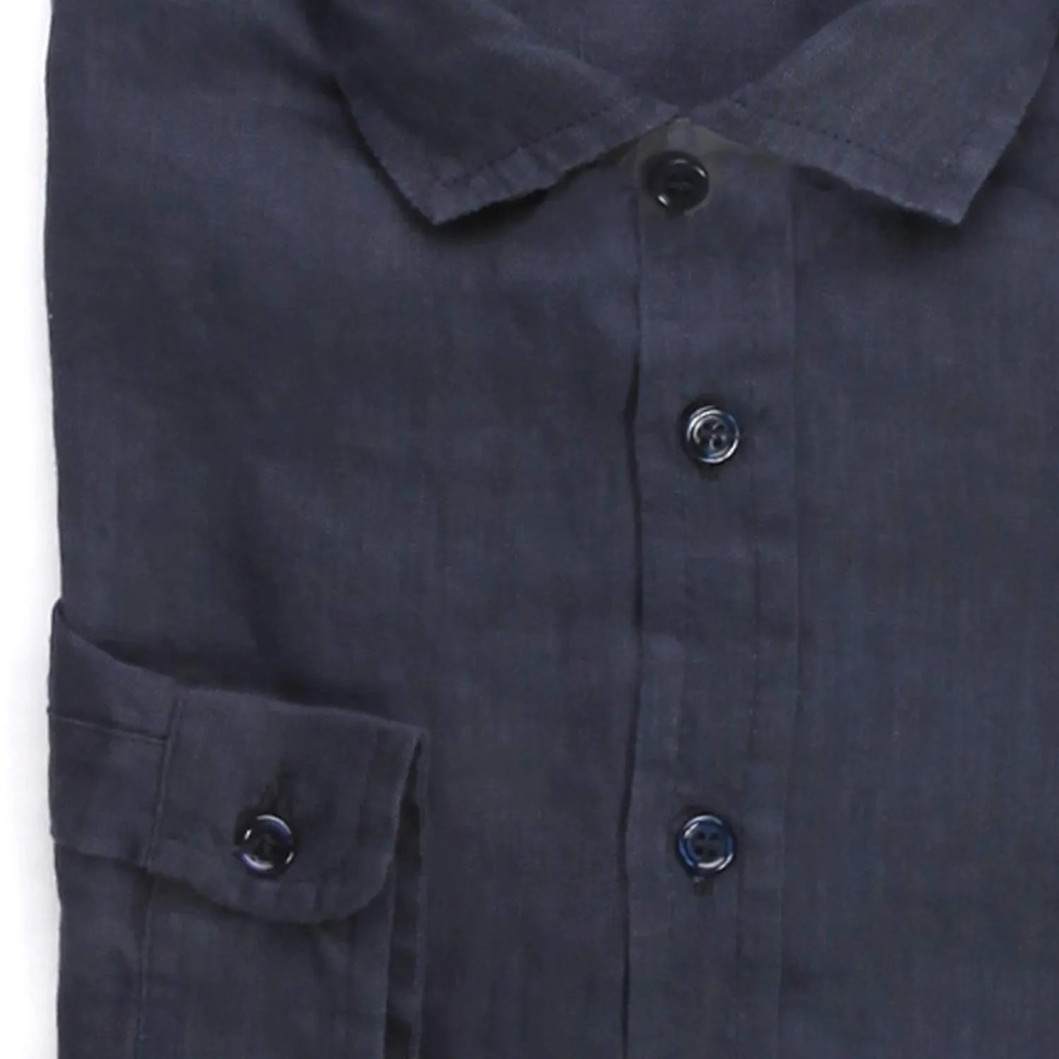 Camicia Di Lino Blu Bambino