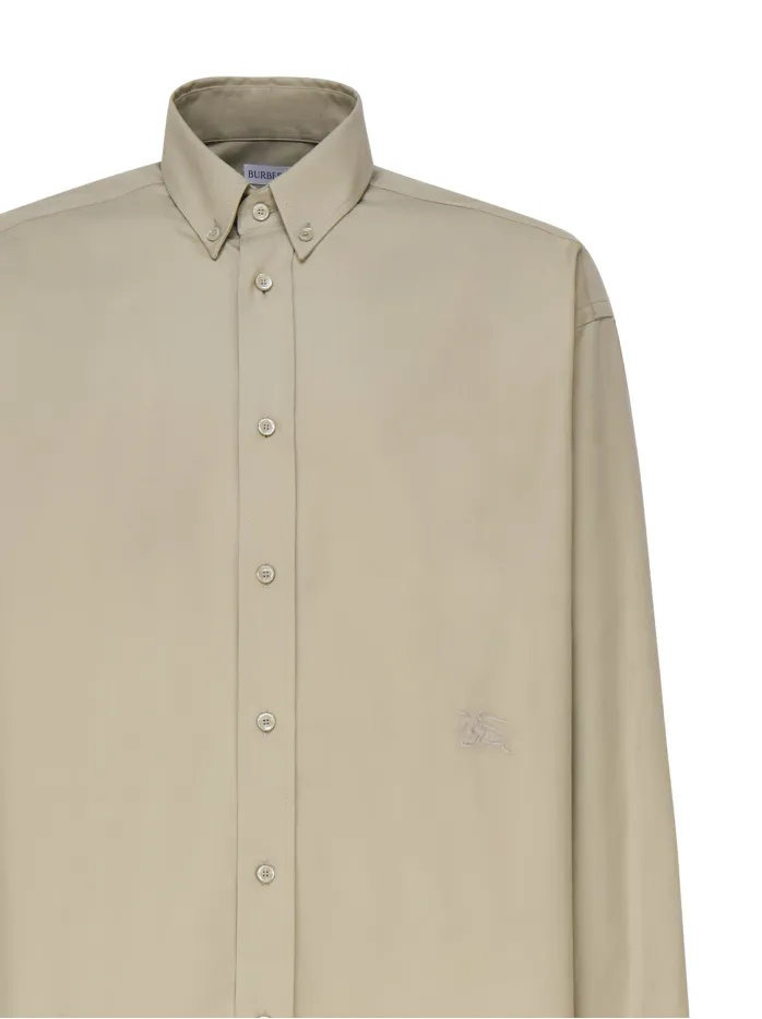 CAMICIA IN COTONE CON LOGO SUL FIANCO