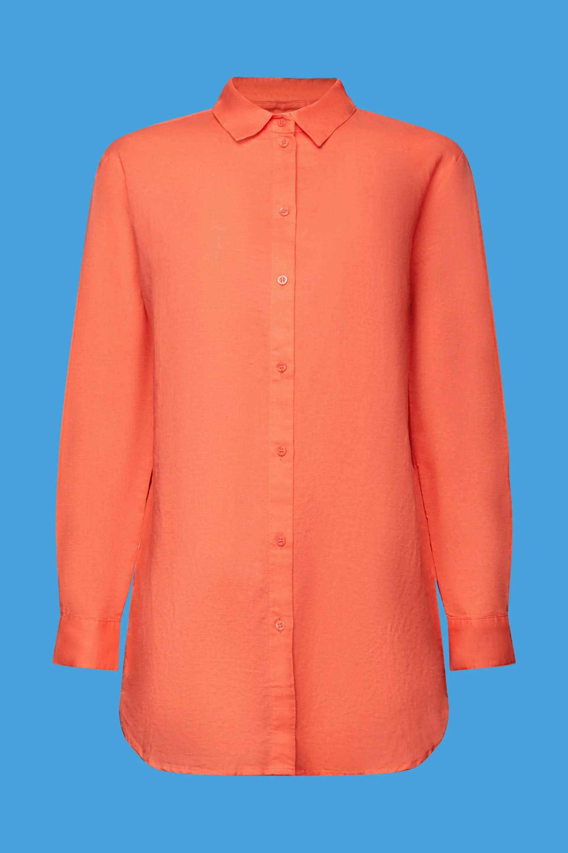 Camicia in misto lino e cotone