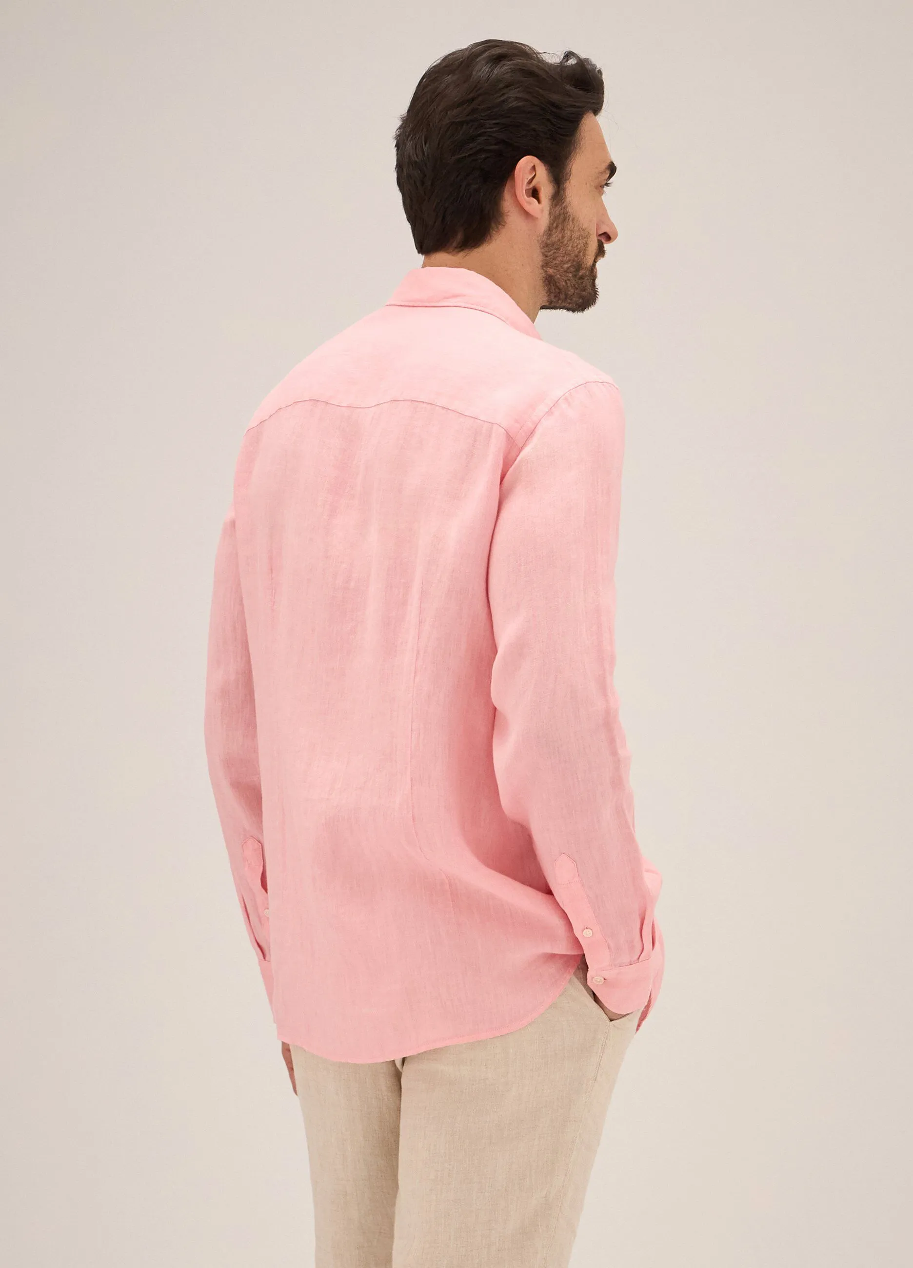 Camicia in puro lino Rumford uomo