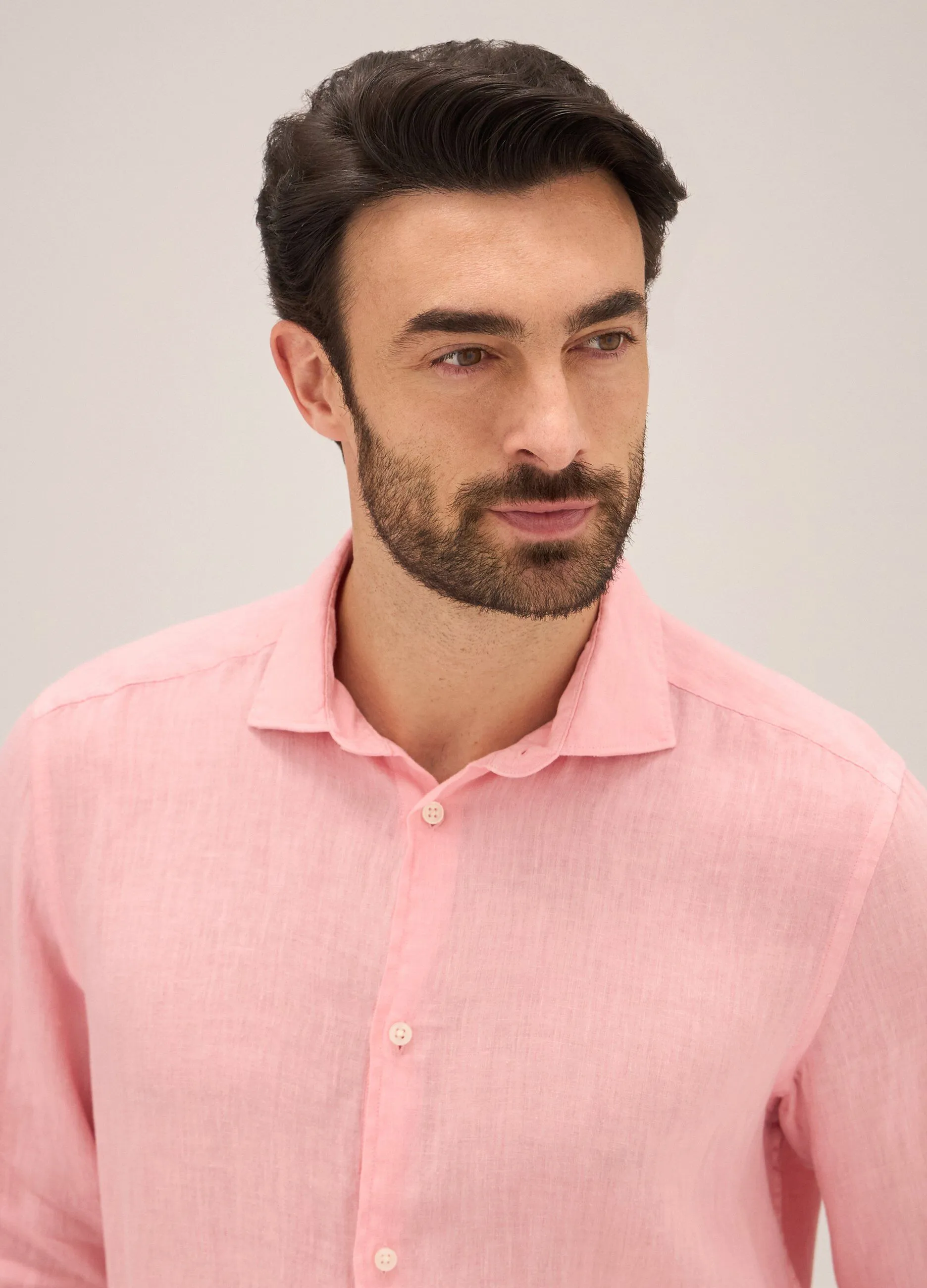 Camicia in puro lino Rumford uomo