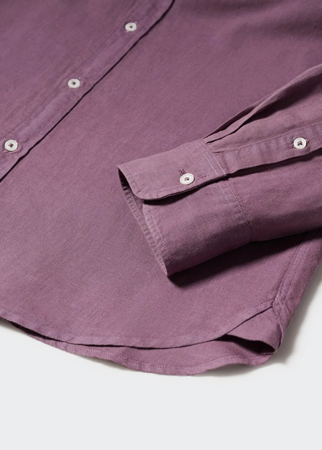 Camicia regular-fit lino cotone