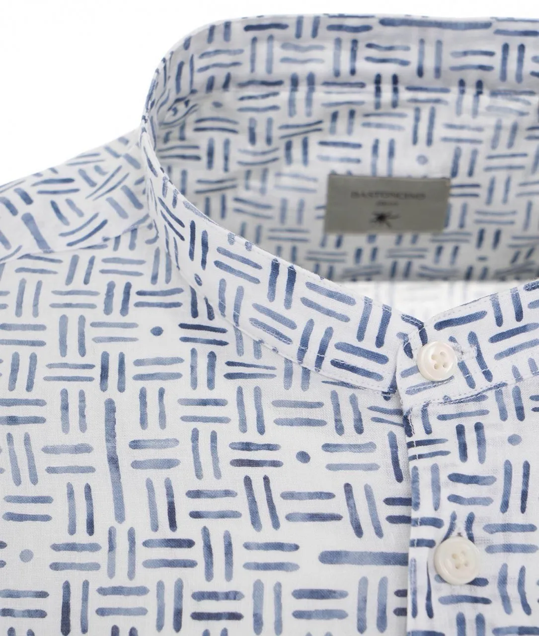Camicia Simo in lino bianco bianco