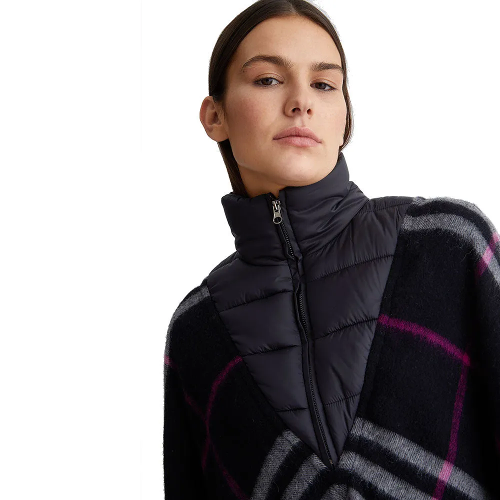Cappa Donna LIU JO in Lana stampa Check Nero