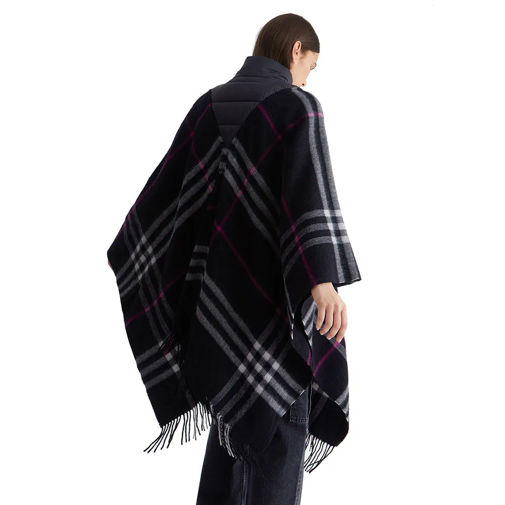 Cappa Donna LIU JO in Lana stampa Check Nero