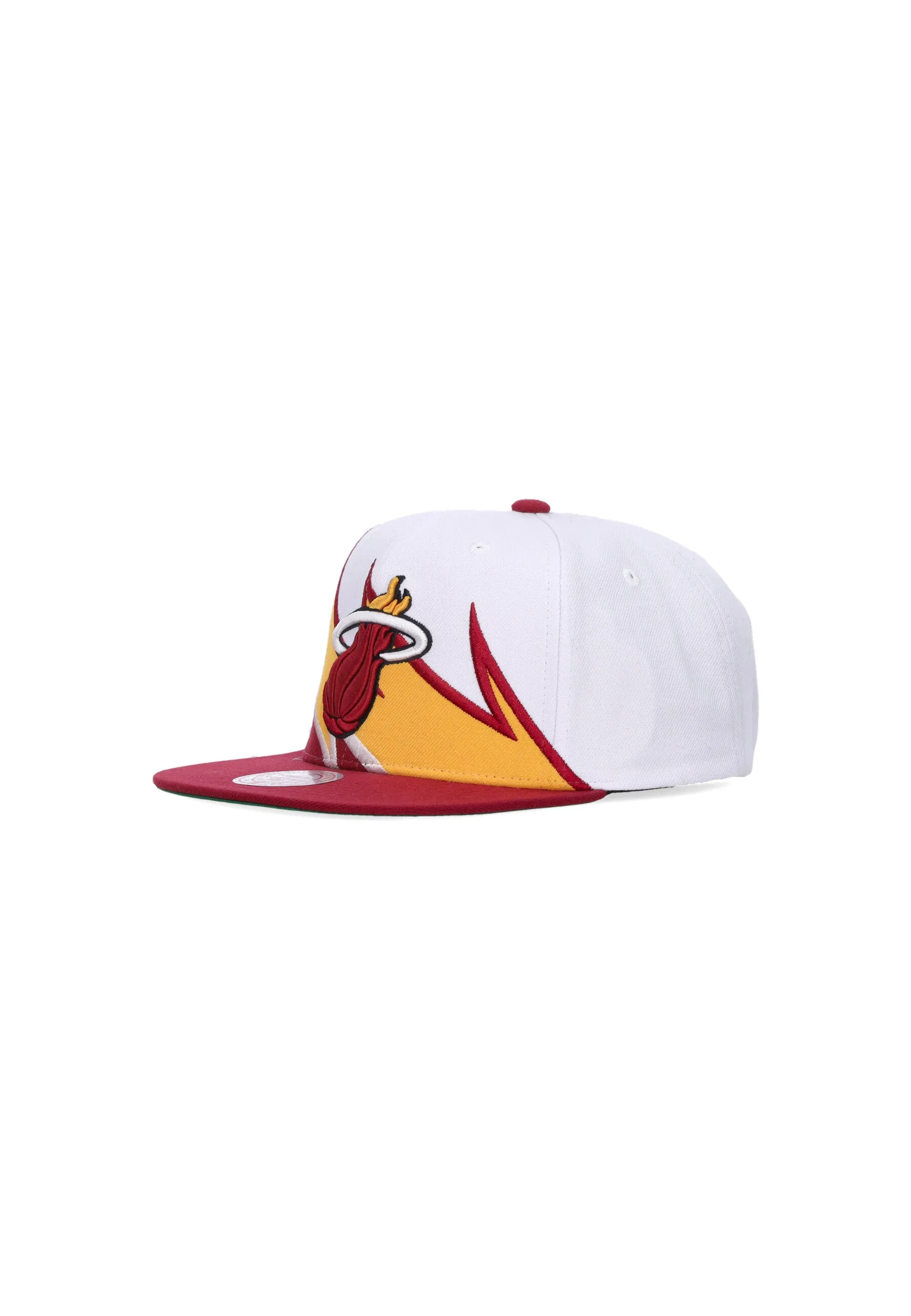 Cappellino Visiera Piatta Uomo Nba Waverunner Snapback Hwc Miahea White/original Team Colors
