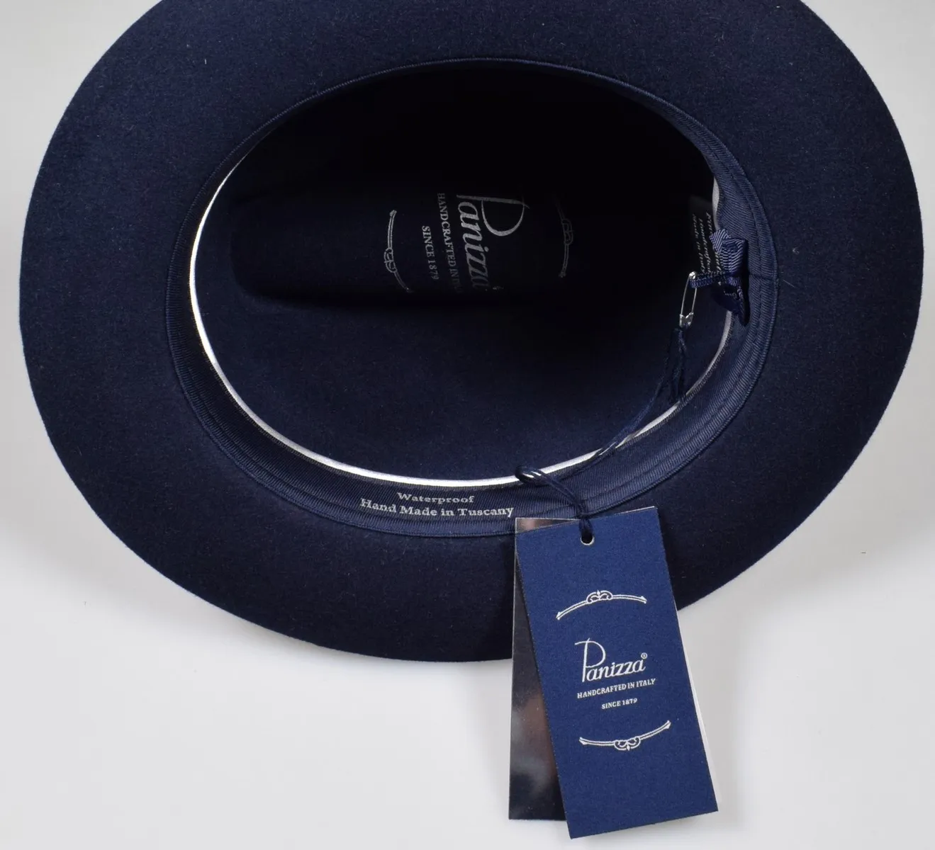 Cappello classico in feltro panizza nero waterproof