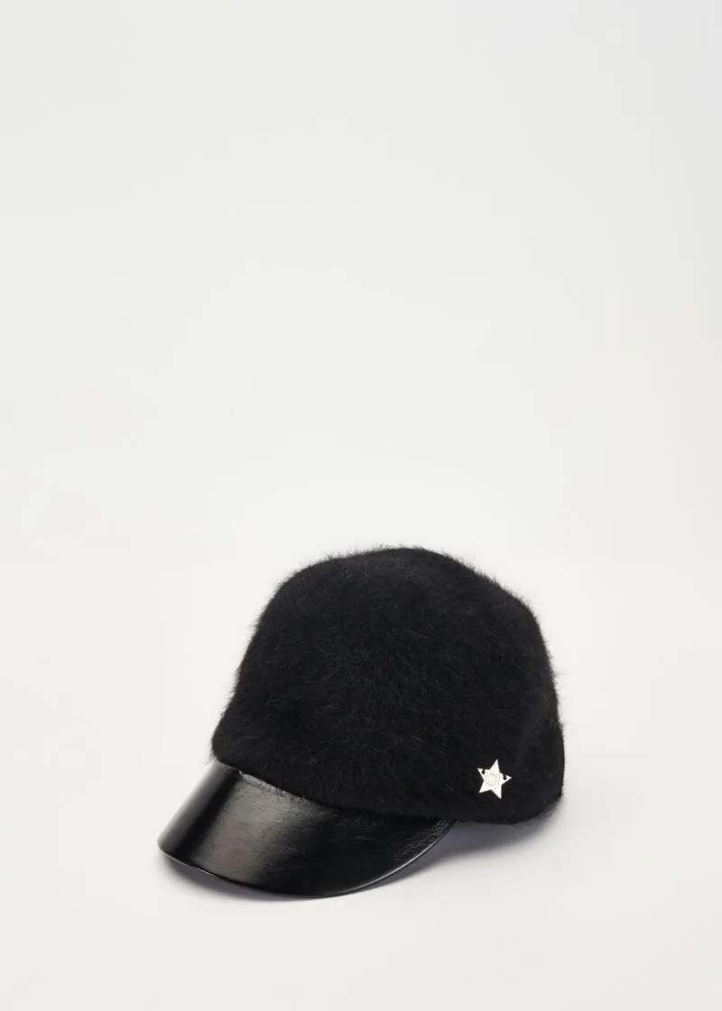 Cappello in misto angora