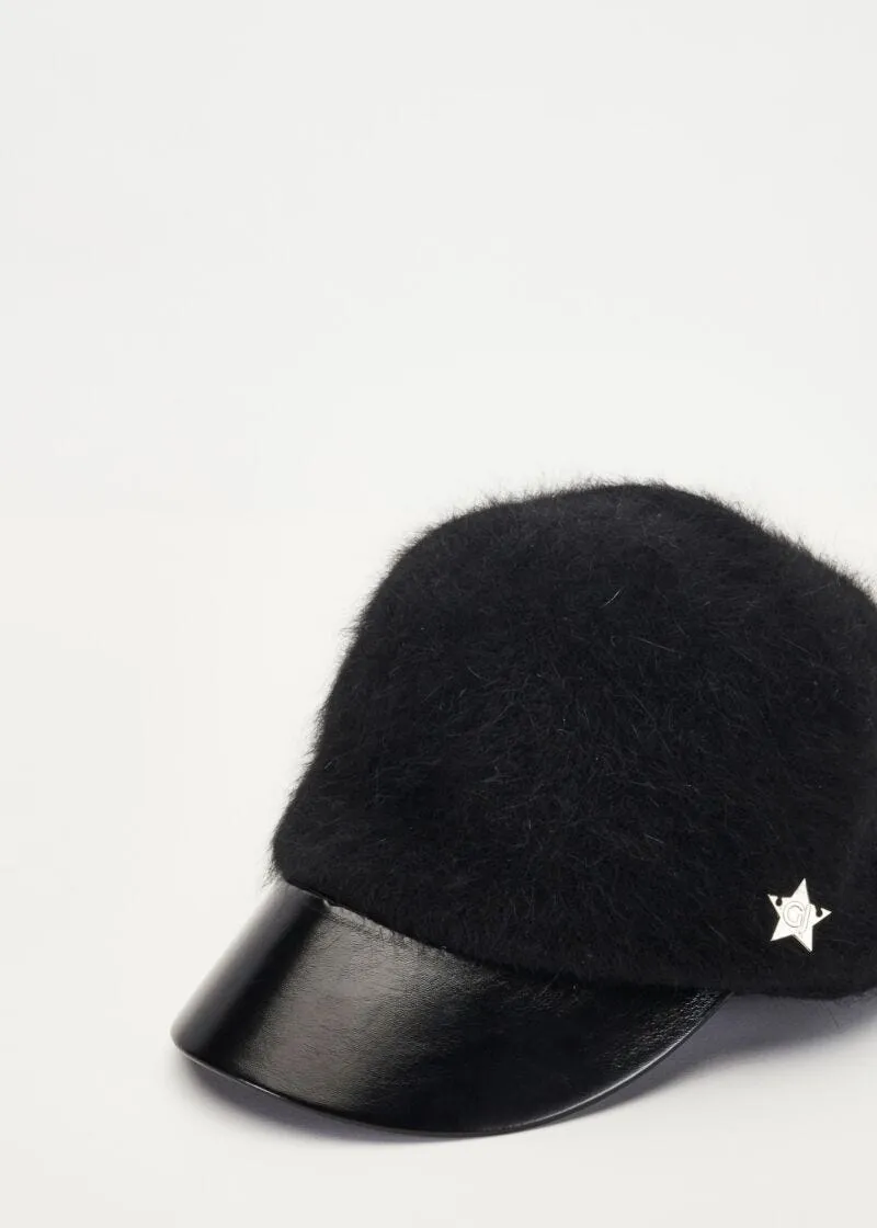 Cappello in misto angora