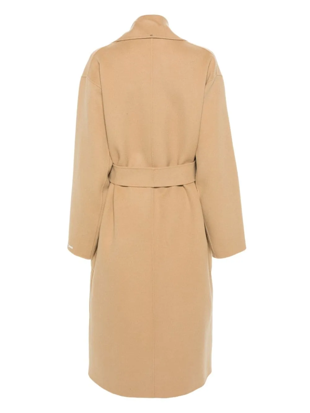 Cappotto con cintura in beige - donna