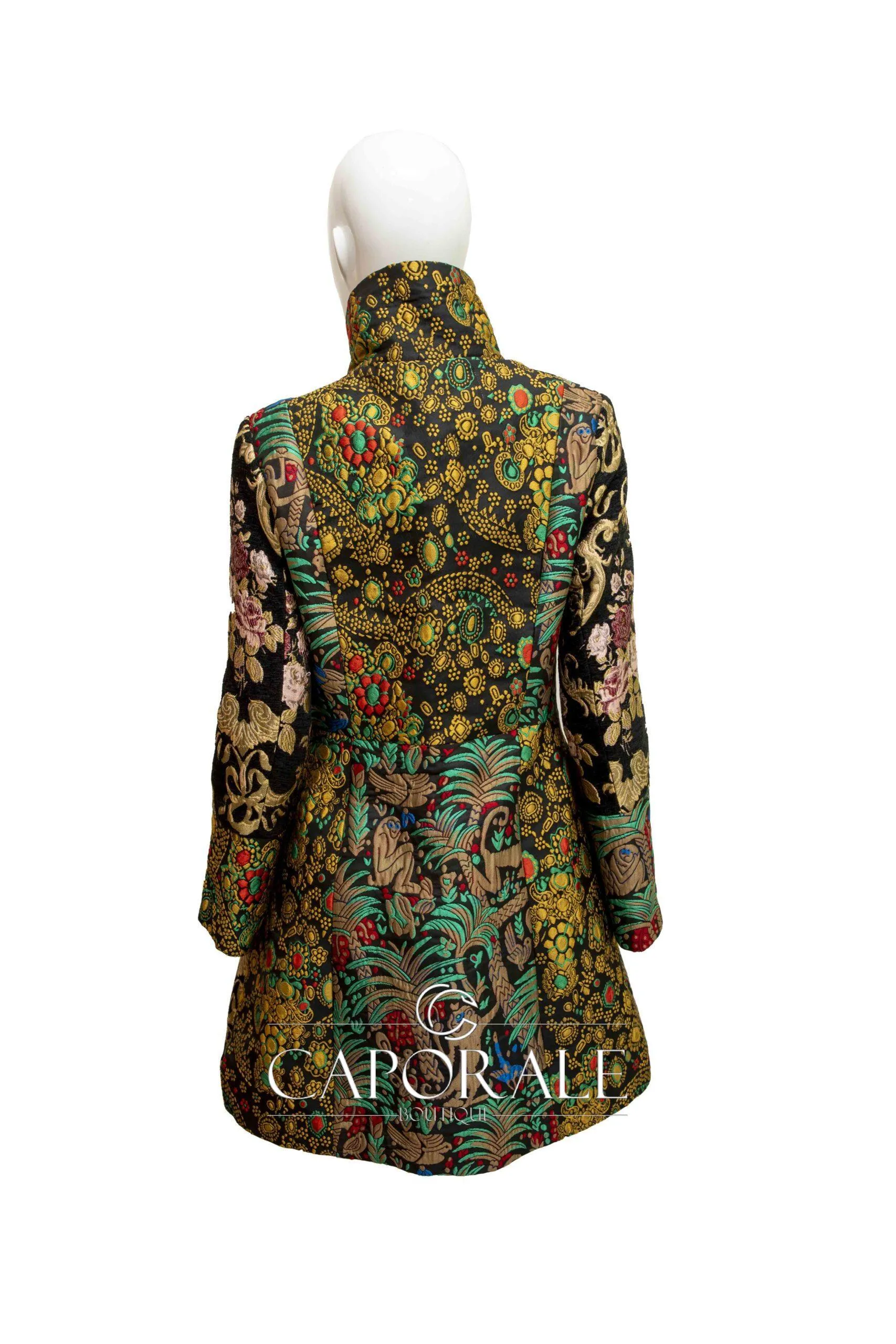Cappotto donna Made in Italy fantasia