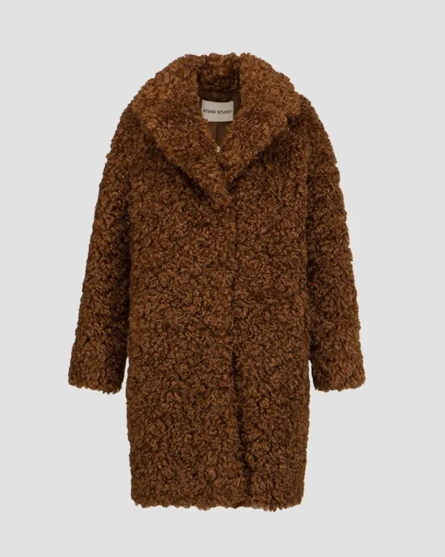 Cappotto in pelliccia da donna Stand Studio Camille Cocoon