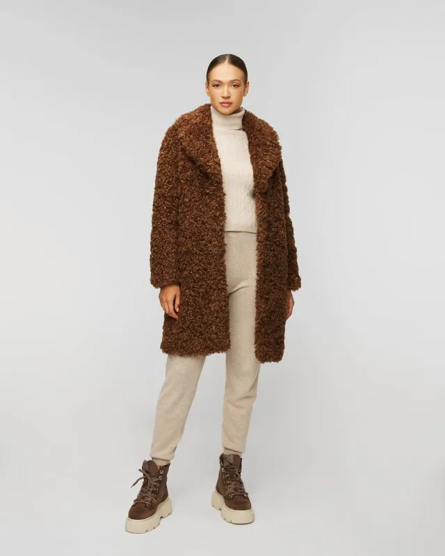 Cappotto in pelliccia da donna Stand Studio Camille Cocoon