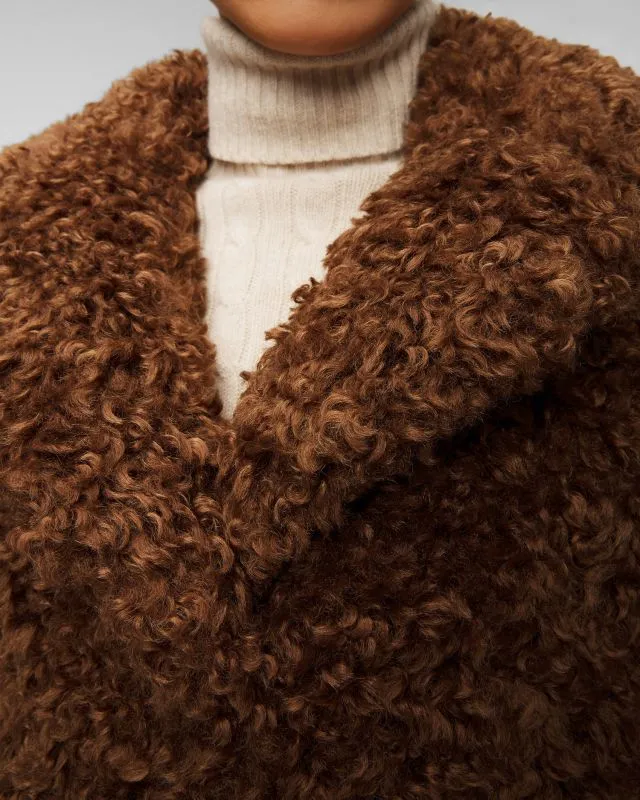 Cappotto in pelliccia da donna Stand Studio Camille Cocoon