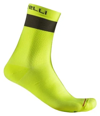 Castelli Elements 15 Calzini Unisex Giallo