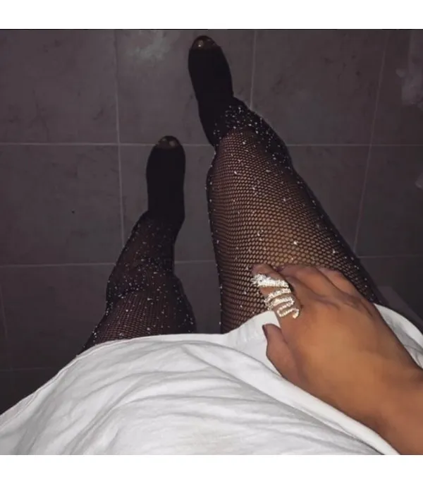 Collant rete strass 2
