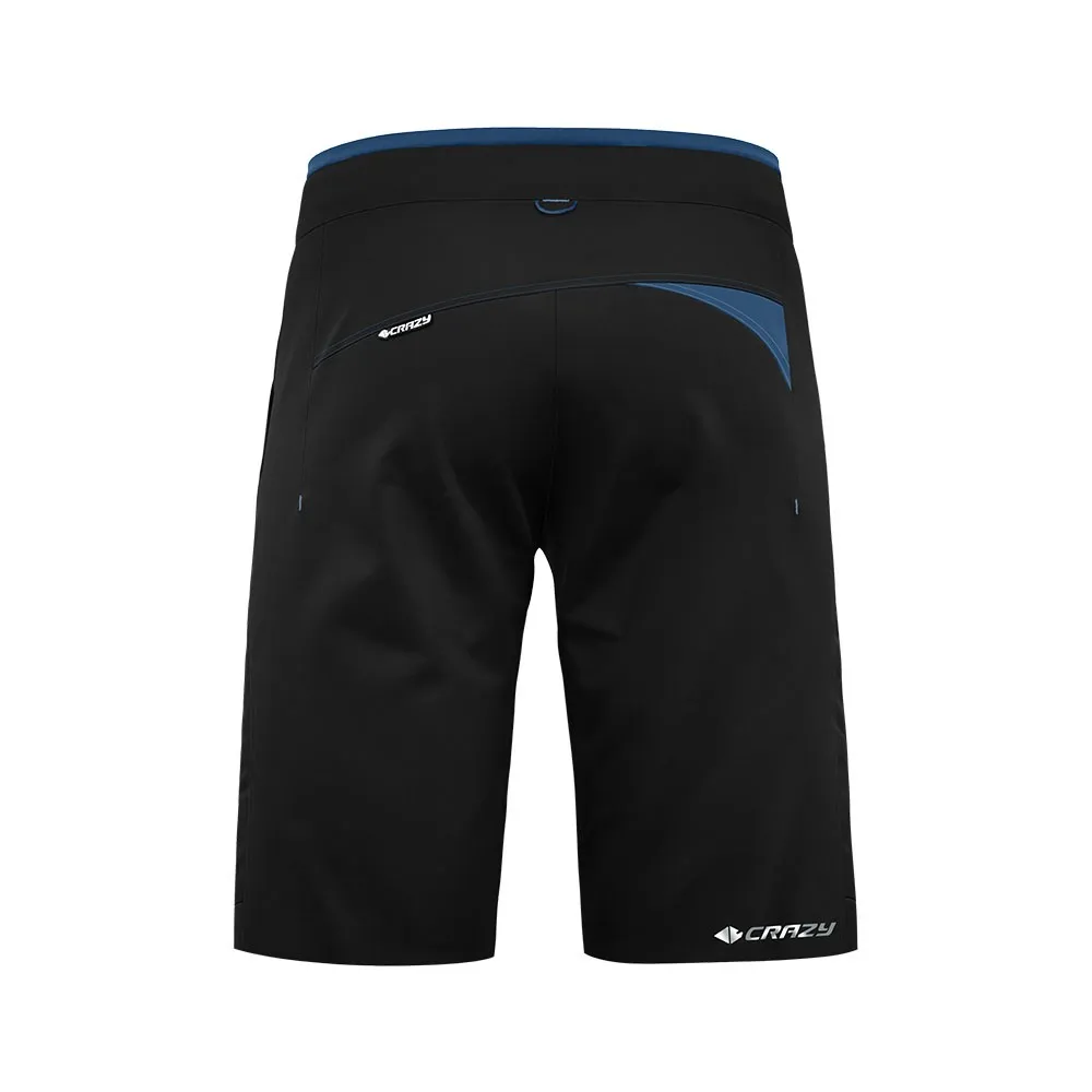 Crazy Pantaloni Corti Trekking Pegasus Nero Uomo