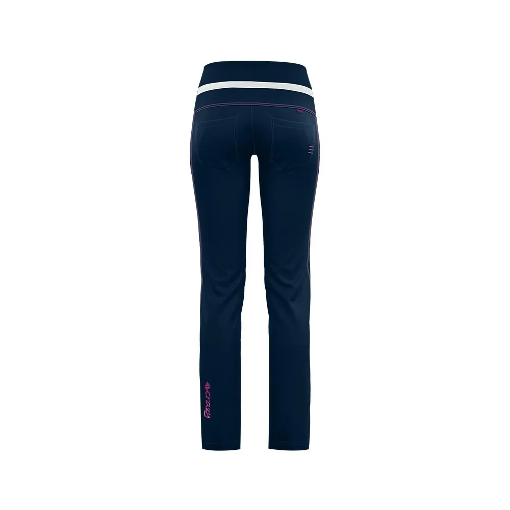 Crazy Pantaloni Trekking Style Blu Donna