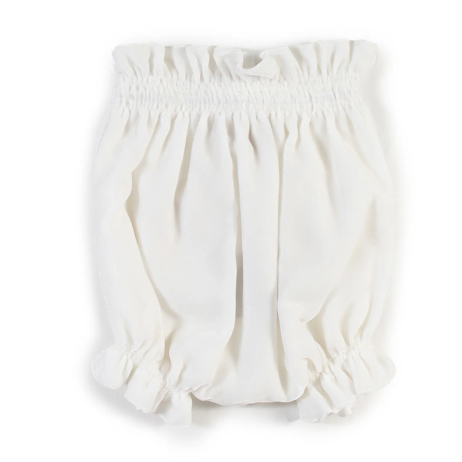 Culotte Velluto La Stupenderia Bianca Bimba