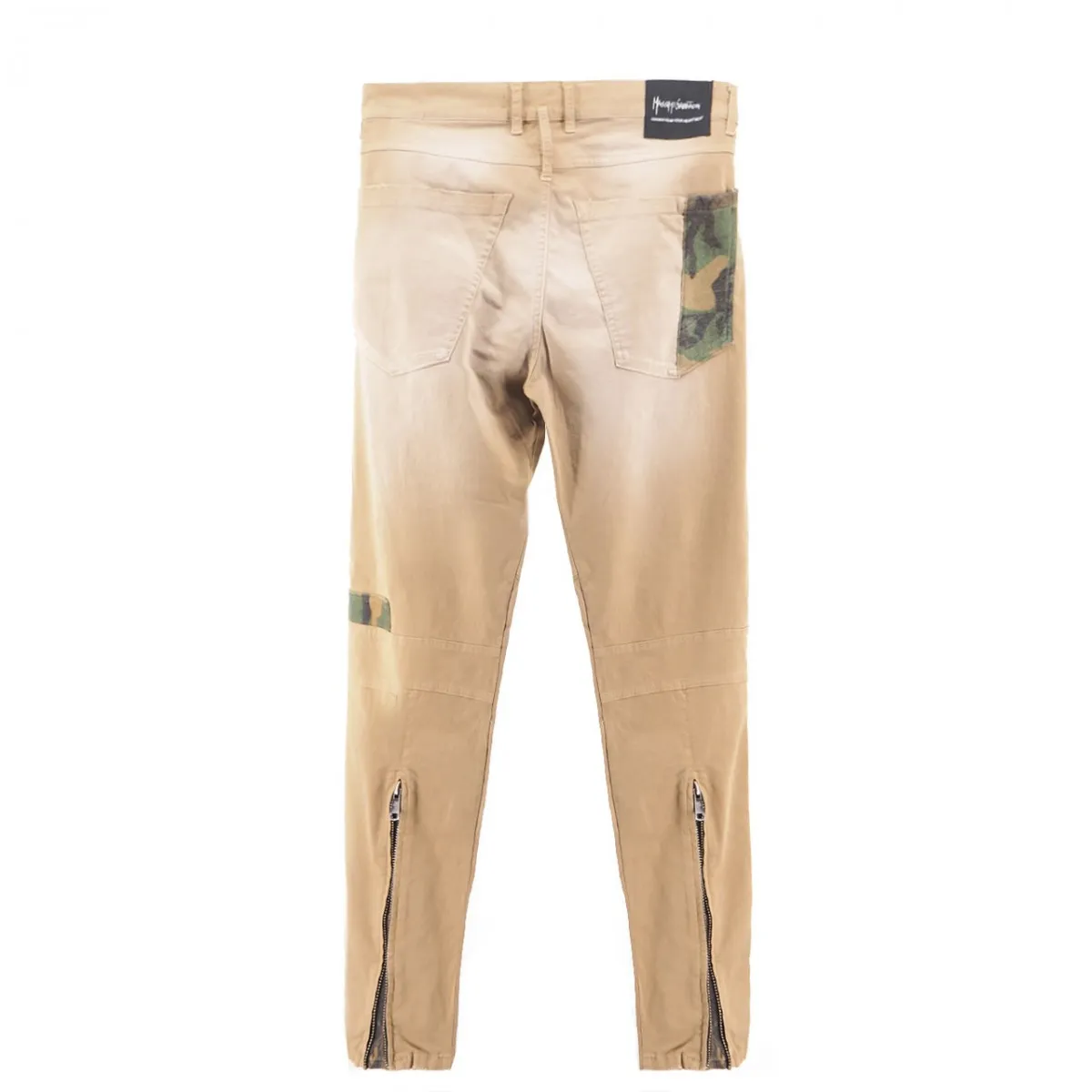 Desert Camouflage Biker's Pants, Beige