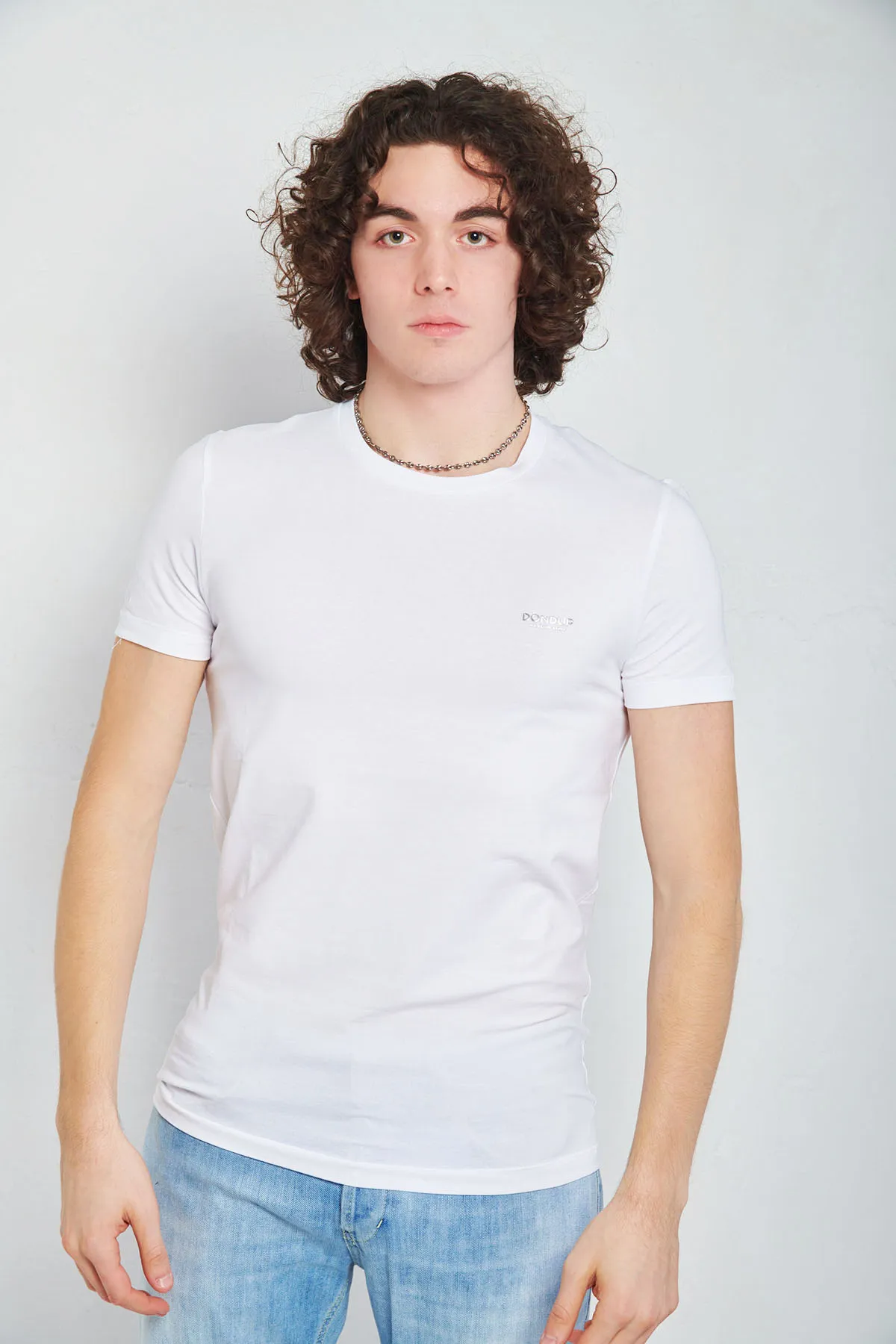 DONDUP T-shirt slim in jersey stretch