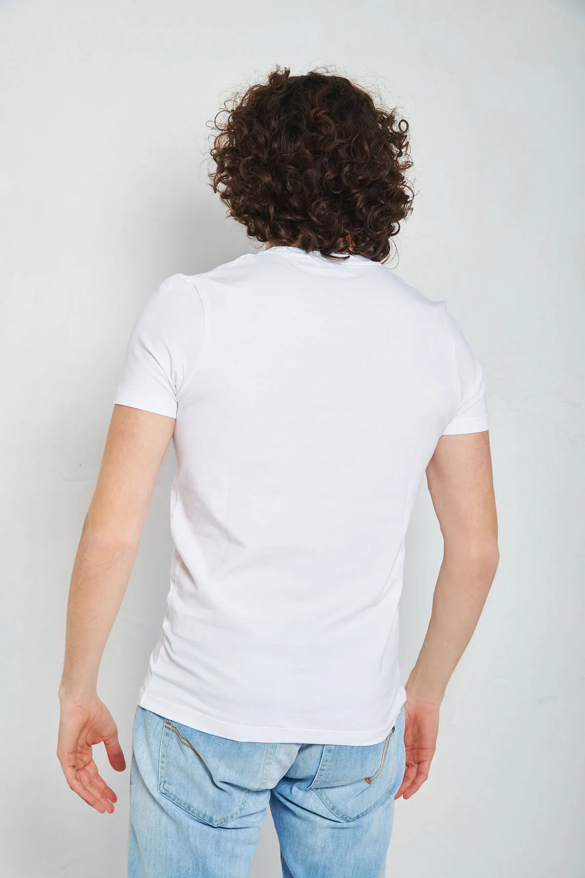 DONDUP T-shirt slim in jersey stretch