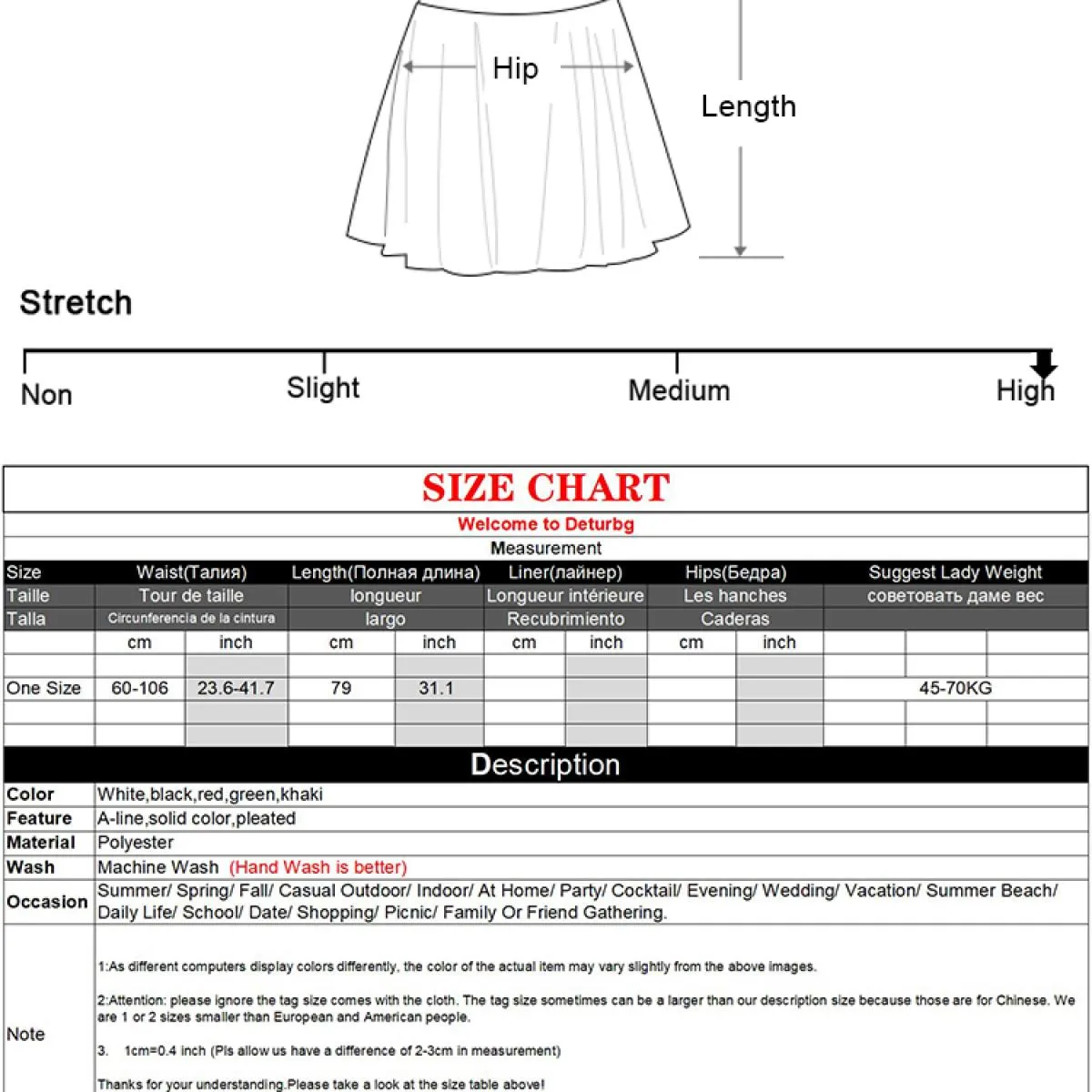 Elegante gonna longuette a pieghe a fisarmonica per le donne Moda a vita alta drappeggiata Swing Party A Line Gonne 2023 Estate