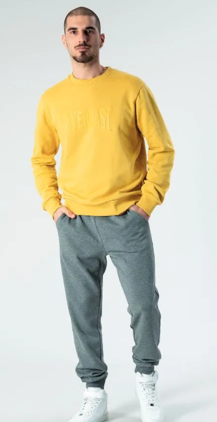 EVERLAST felpa invernale girocollo uomo colore Ceylon Yellow