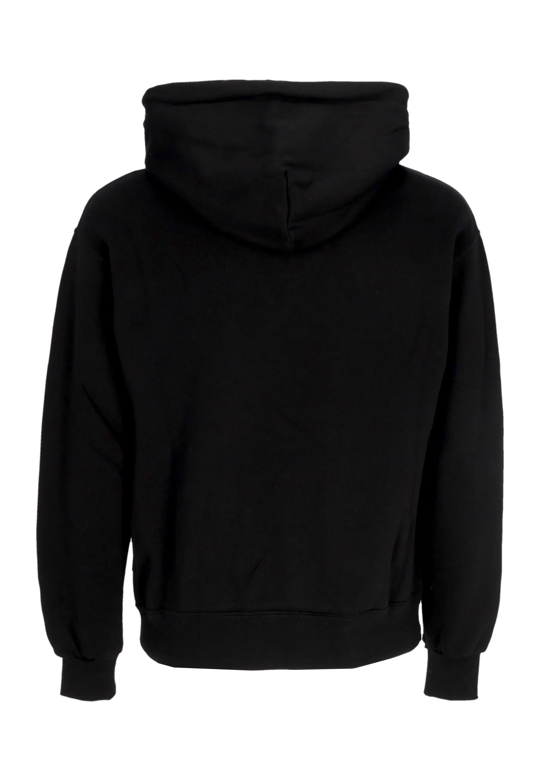 Felpa Cappuccio Uomo Logo Badfate Hoodie Black